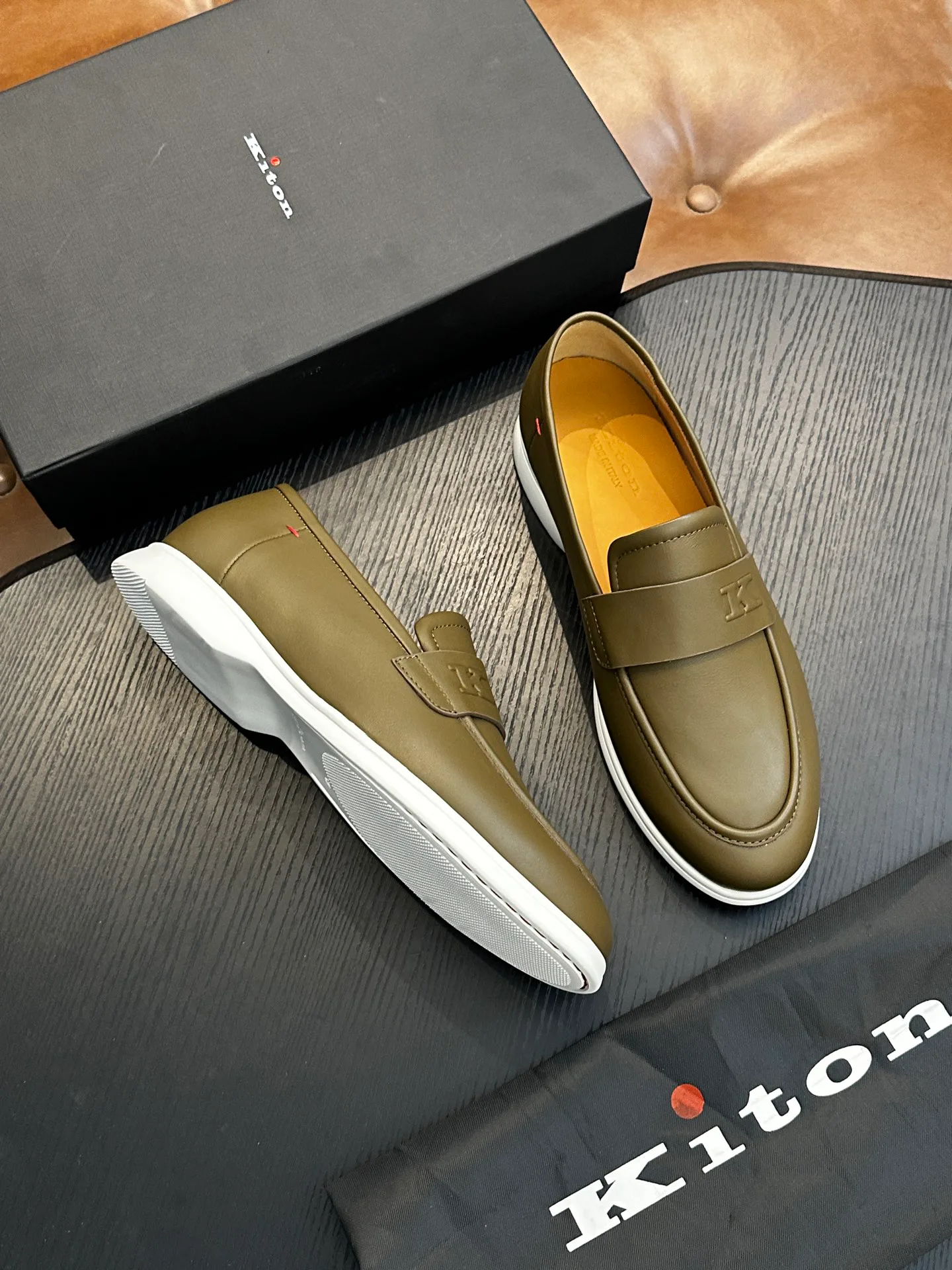 Лоферы И Туфли Мужские Kiton 1094323