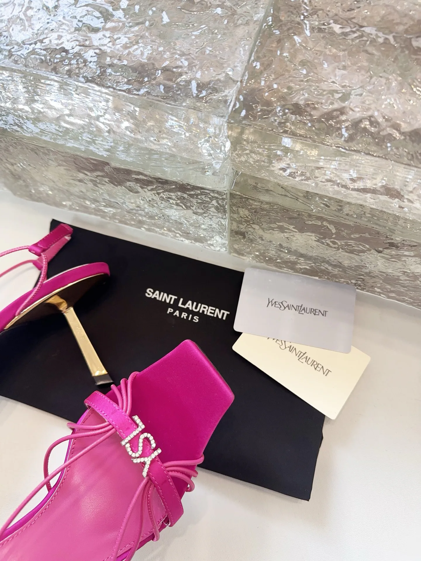 Босоножки Женские Saint Laurent 3675793