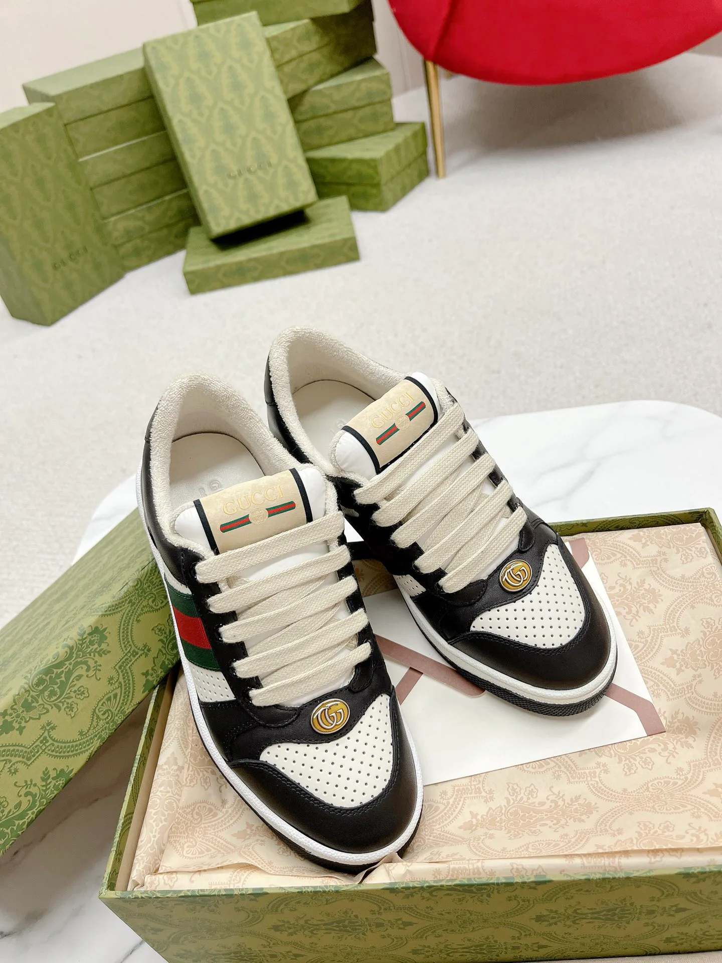 Кроссовки Женские Gucci 4784262