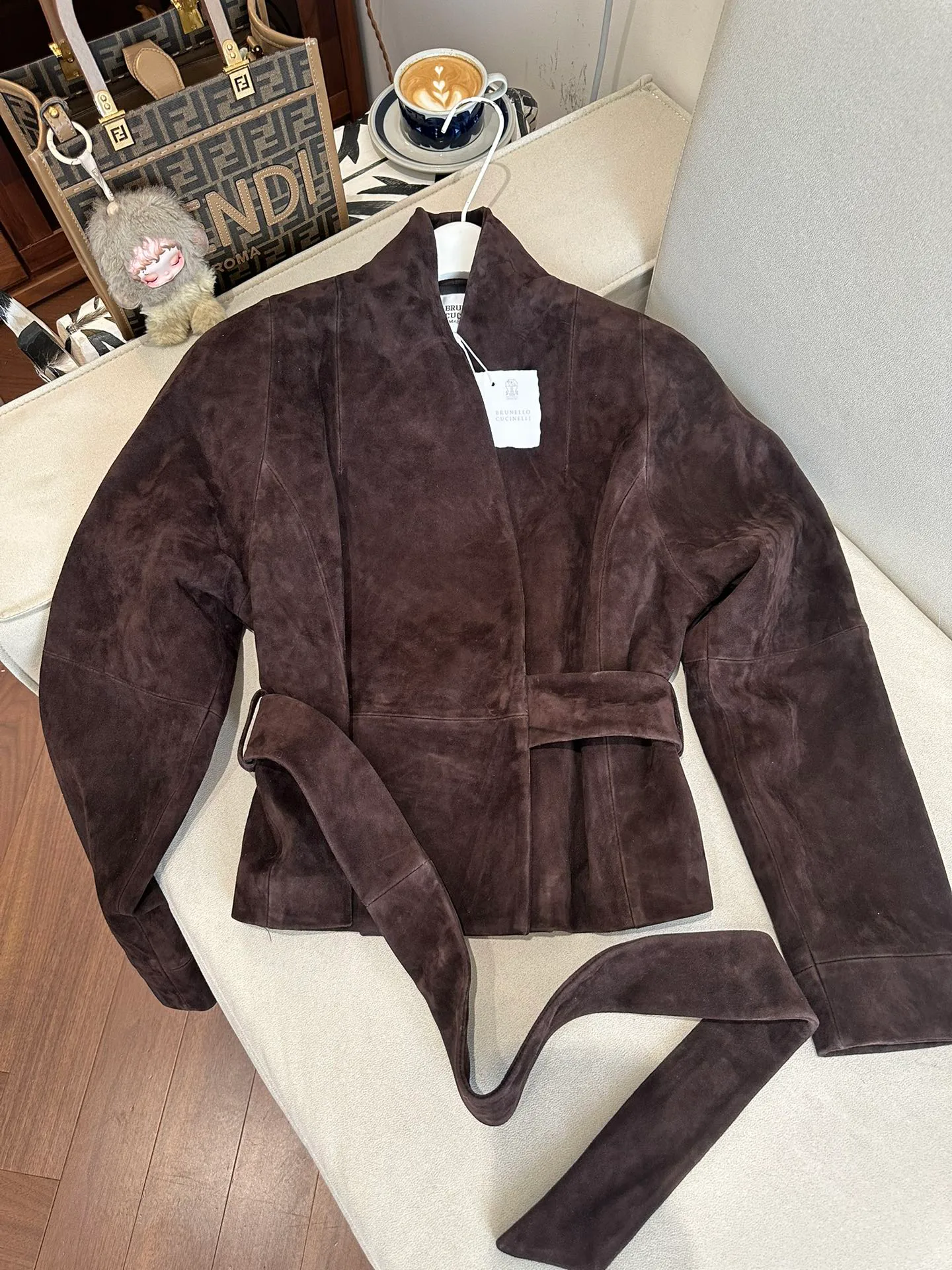 Кожаные Куртки И Дублёнки Женские Brunello Cucinelli 11814005