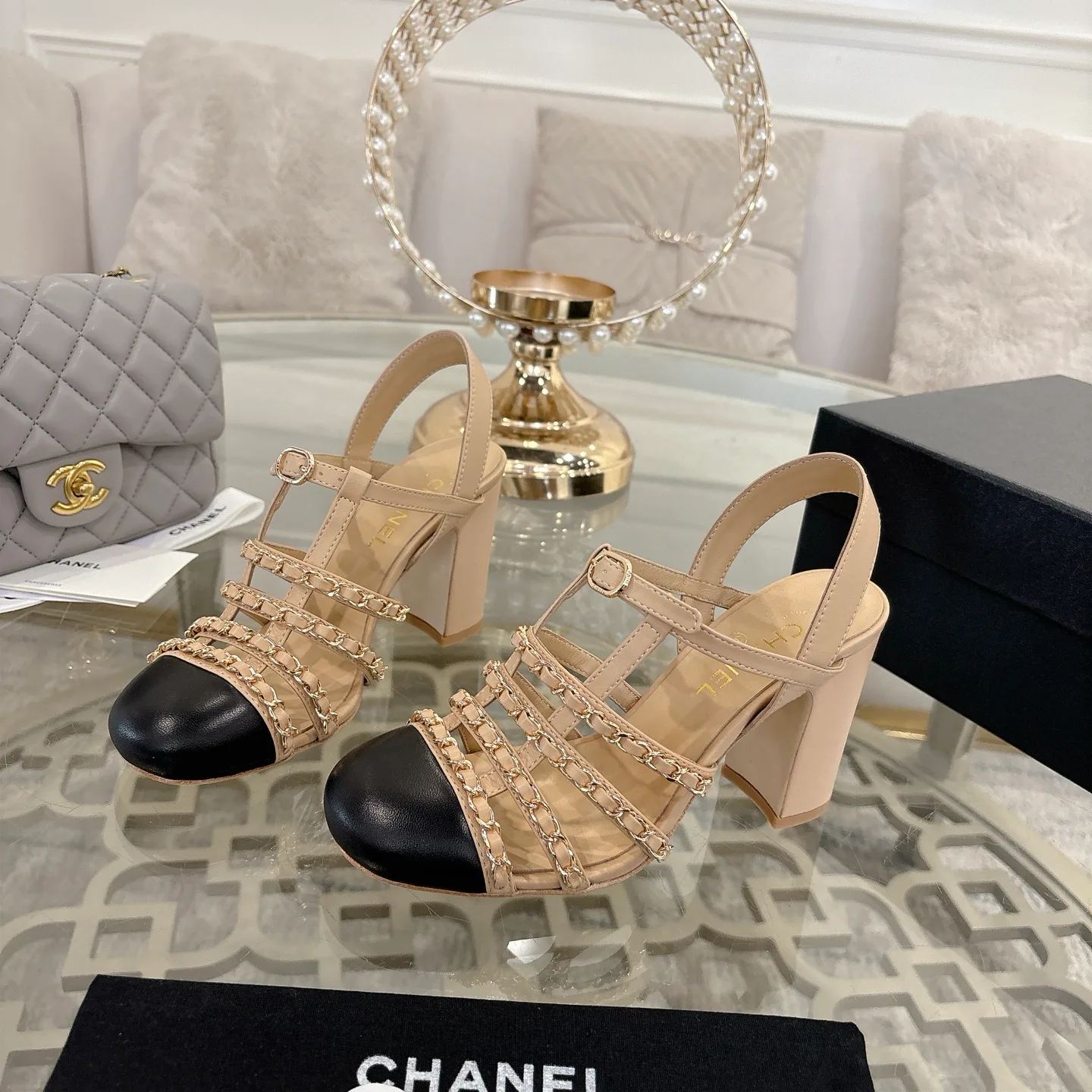 Сандалии Женские Chanel 1529128