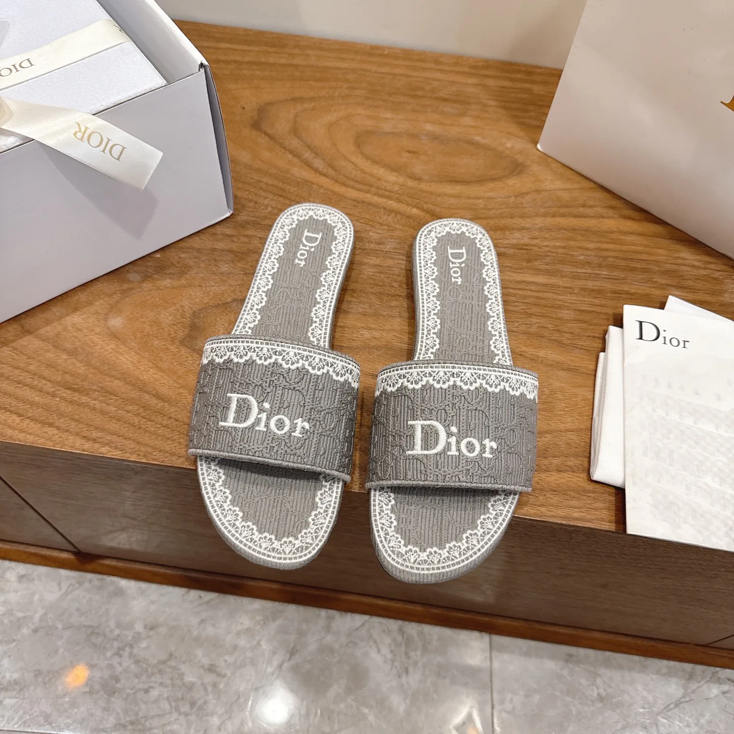 Шлепанцы Женские Christian Dior 1279943