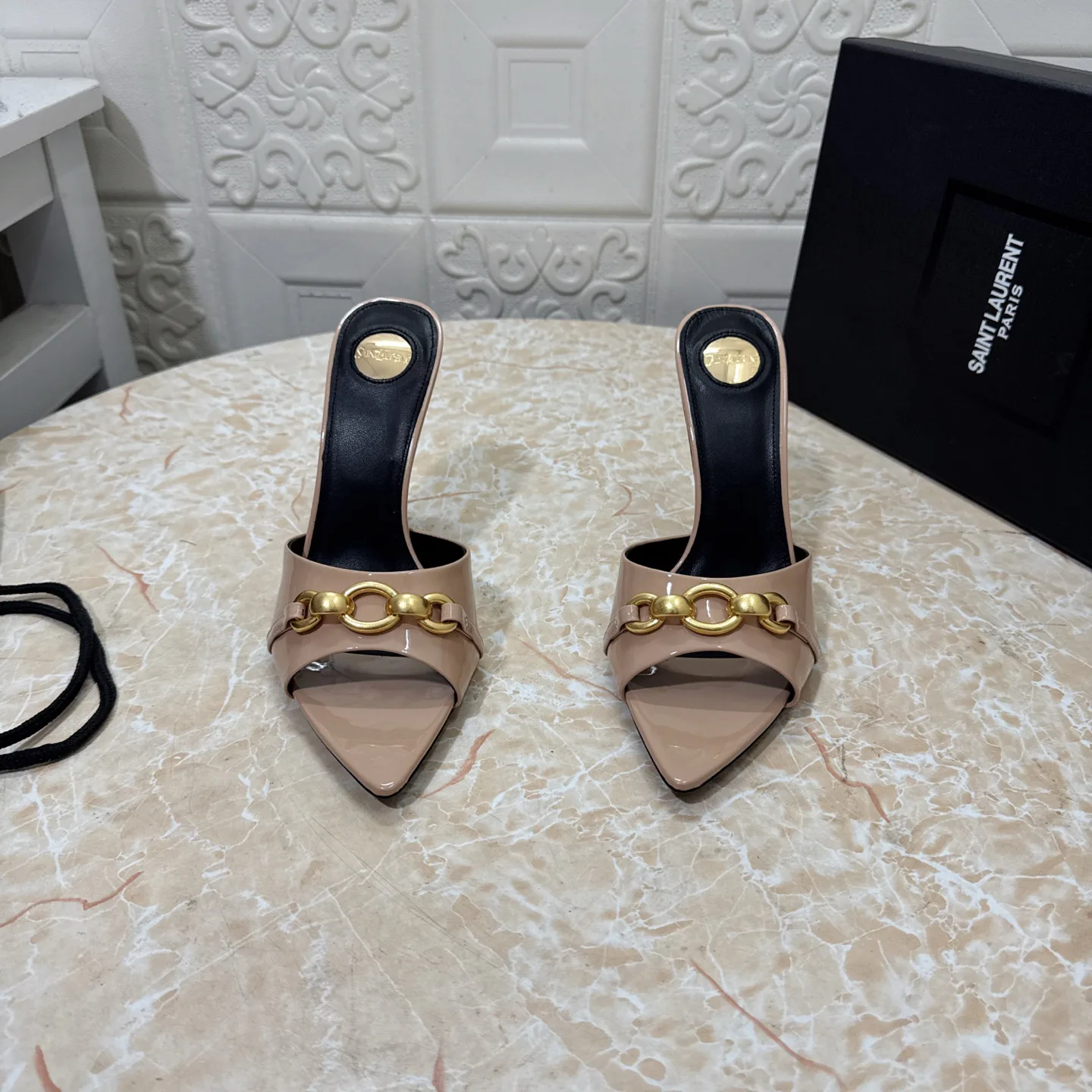 Босоножки Женские Saint Laurent 605552