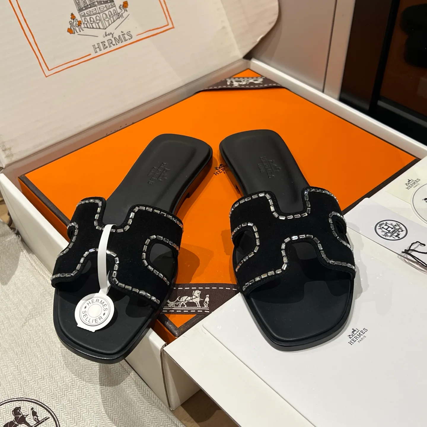 Шлепанцы Женские Hermes 11637272