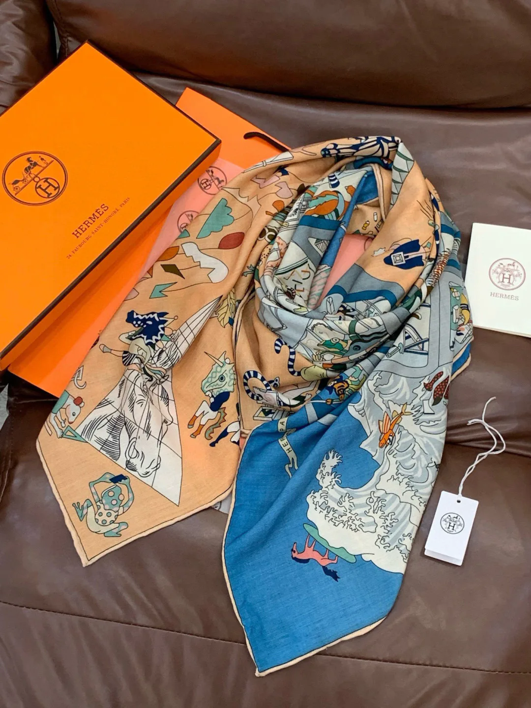 Шарфы Hermes 895217