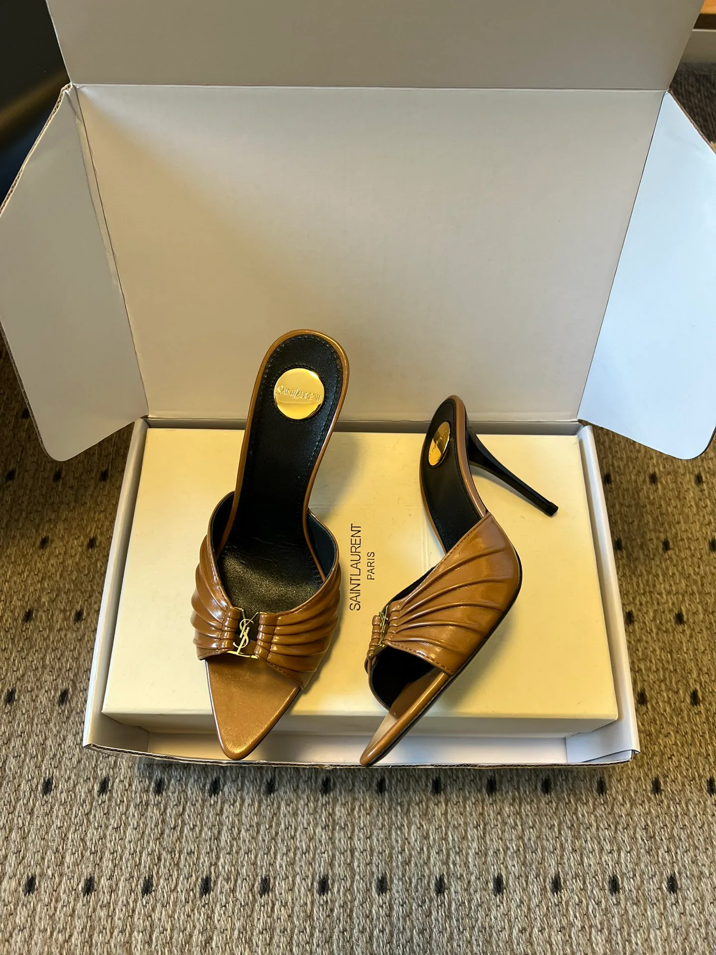 Босоножки Женские Saint Laurent 11129303