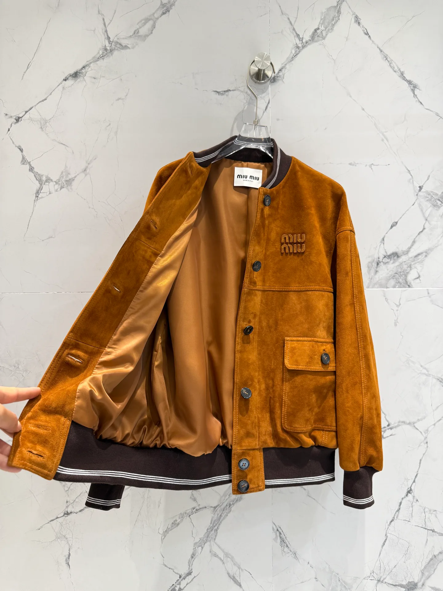 Кожаные Куртки И Дублёнки Женские Miu Miu 11310616