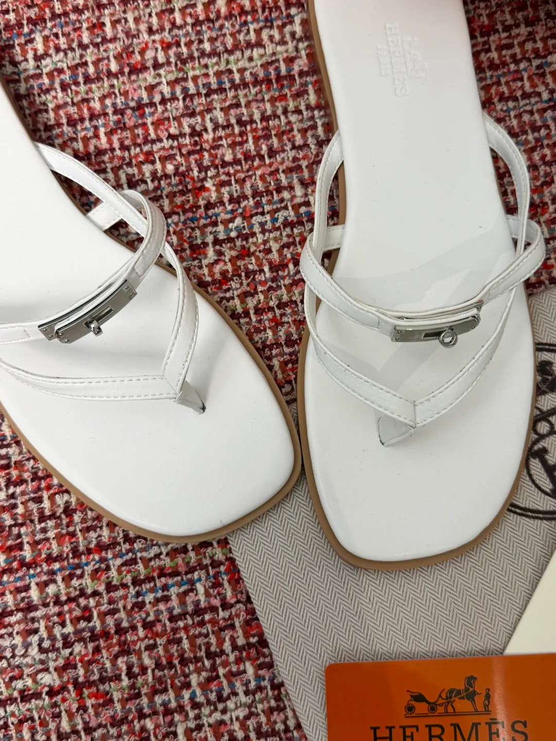 Шлепанцы Женские Hermes 1809509