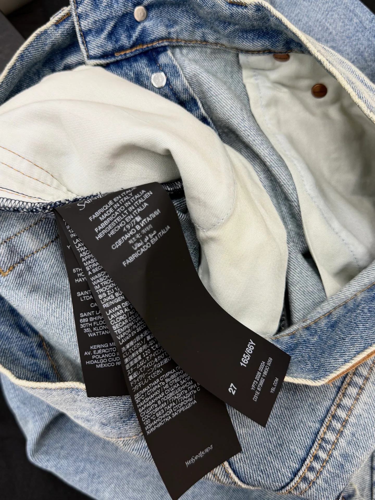 Джинсы Женские Saint Laurent 18114456