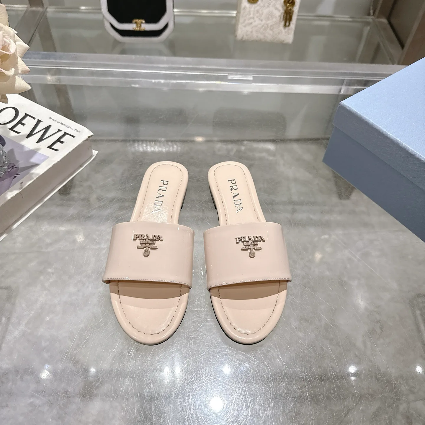 Шлепанцы Женские Prada 490966