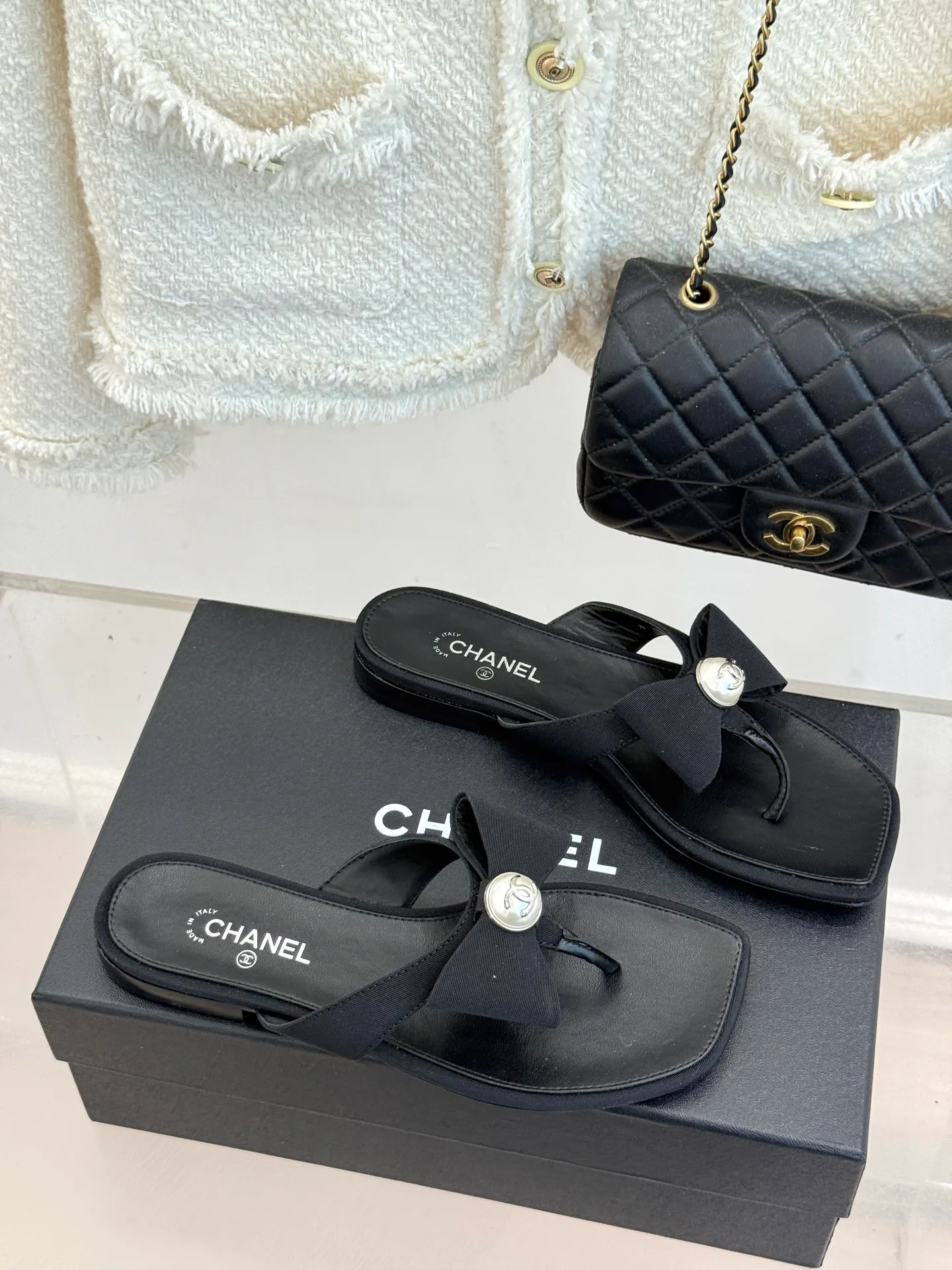 Шлепанцы Женские Chanel 16965750