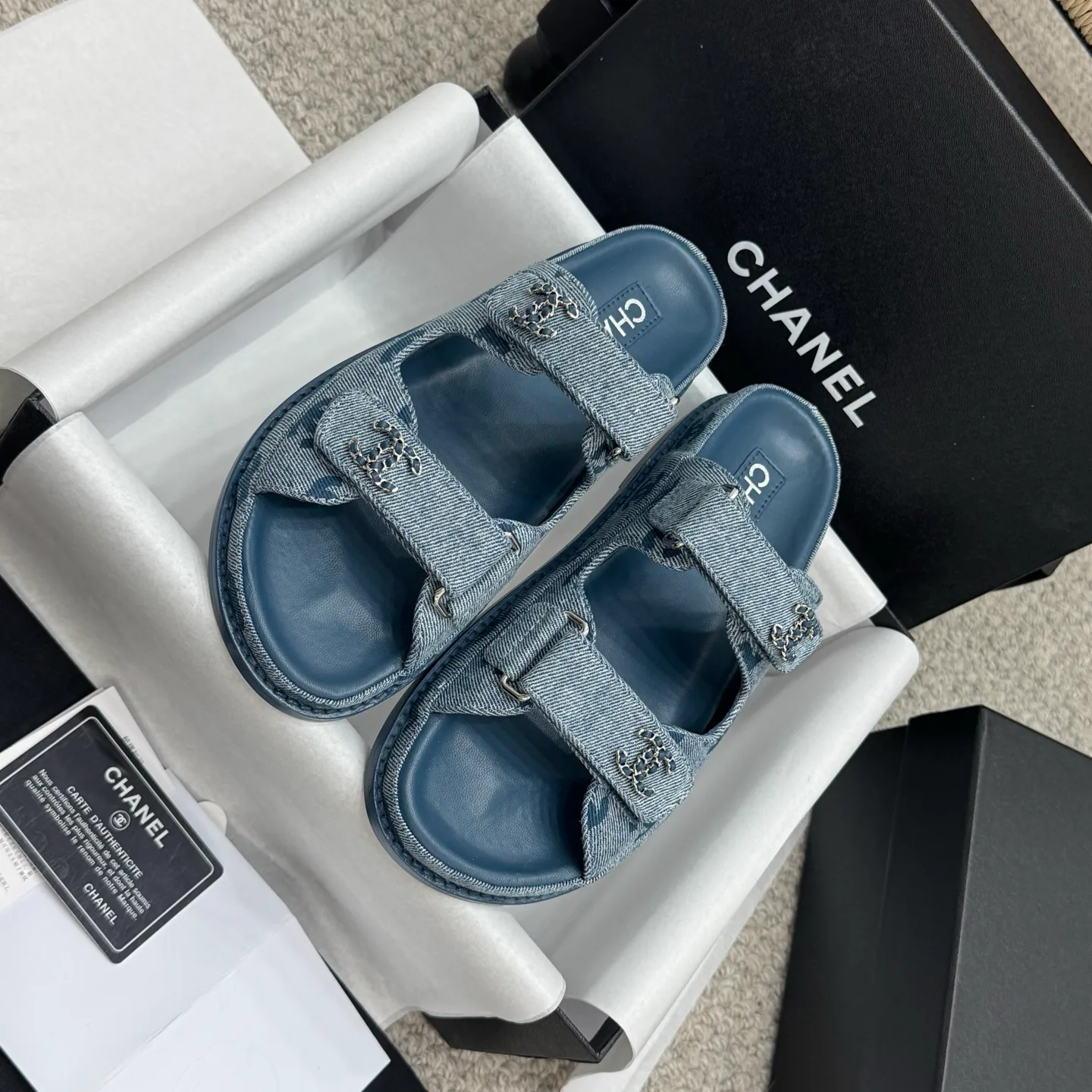 Шлепанцы Женские Chanel 24490