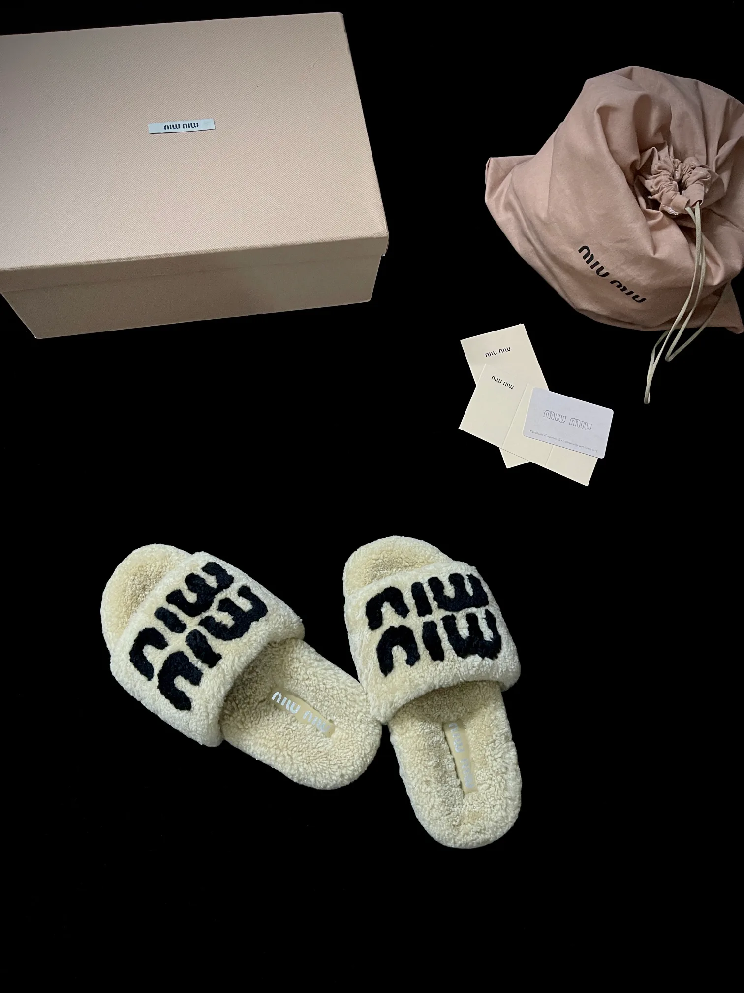 Тапочки Женские Miu Miu 189636