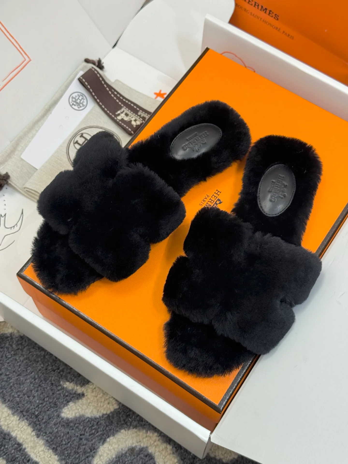 Тапочки Женские Hermes 60702