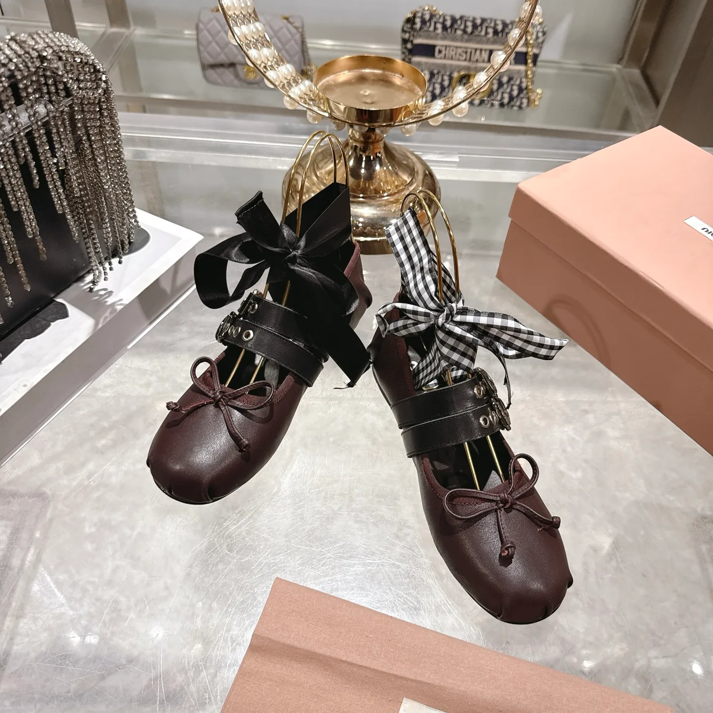 Балетки Женские Miu Miu 11893484