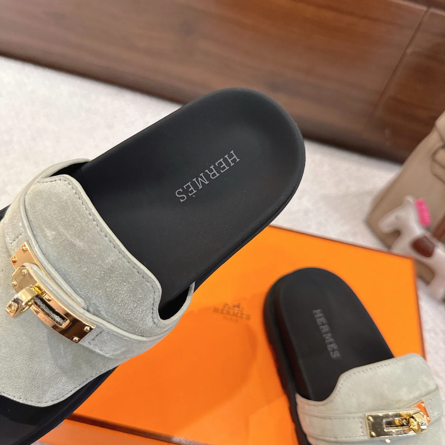 Шлепанцы Женские Hermes 9050988