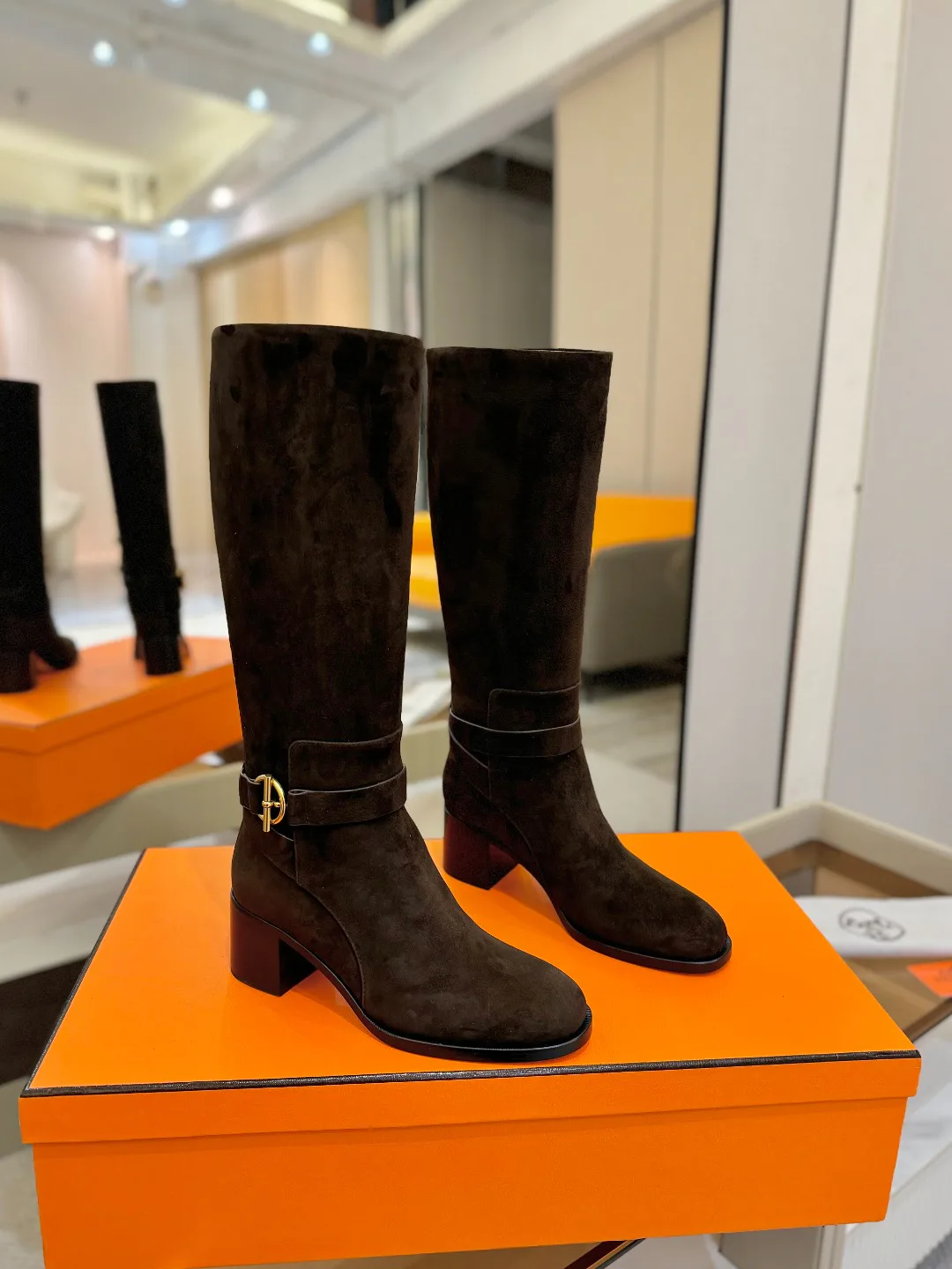 Сапоги Женские Hermes 481341