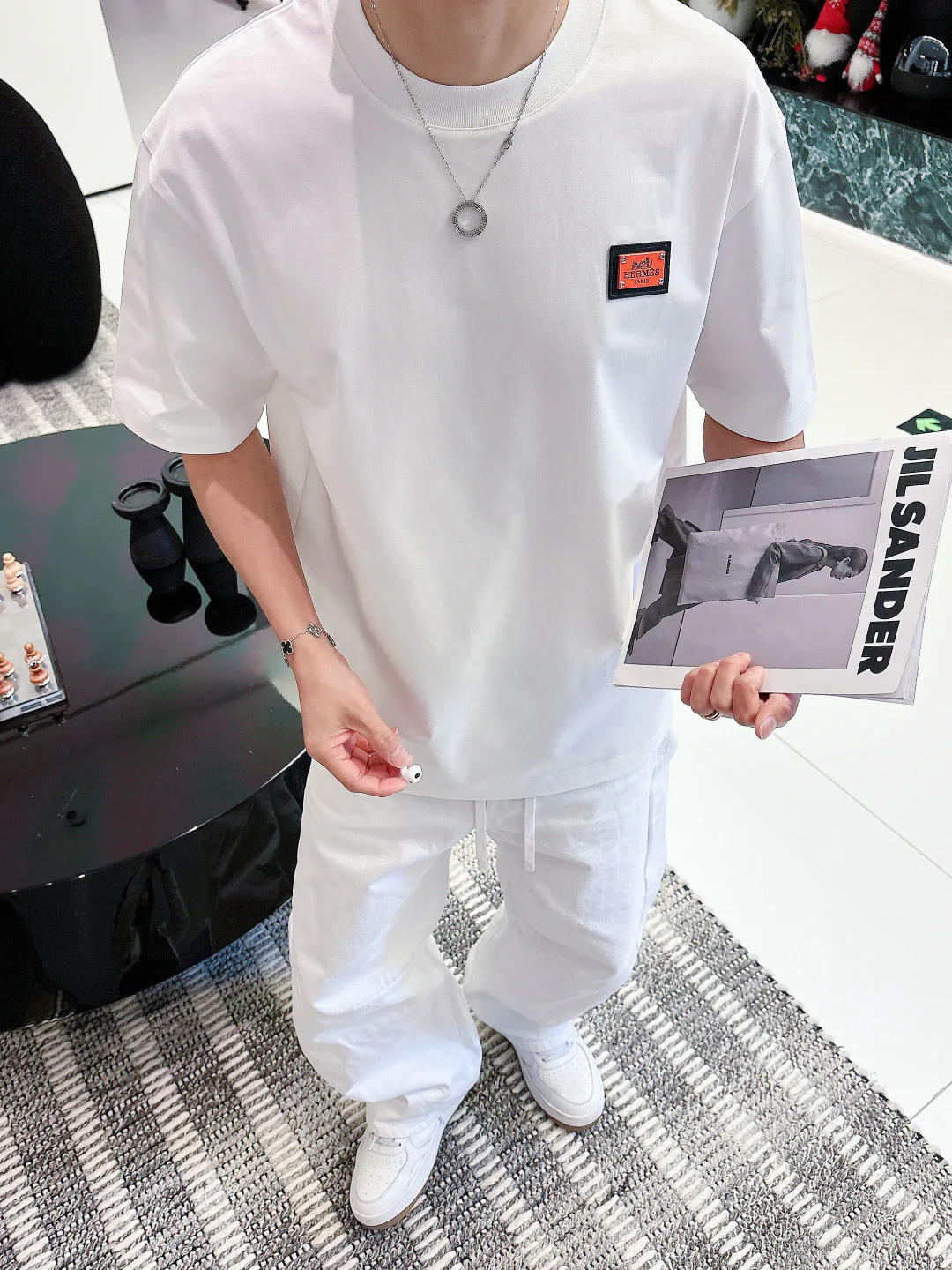 Футболки Мужские Hermes 9465265