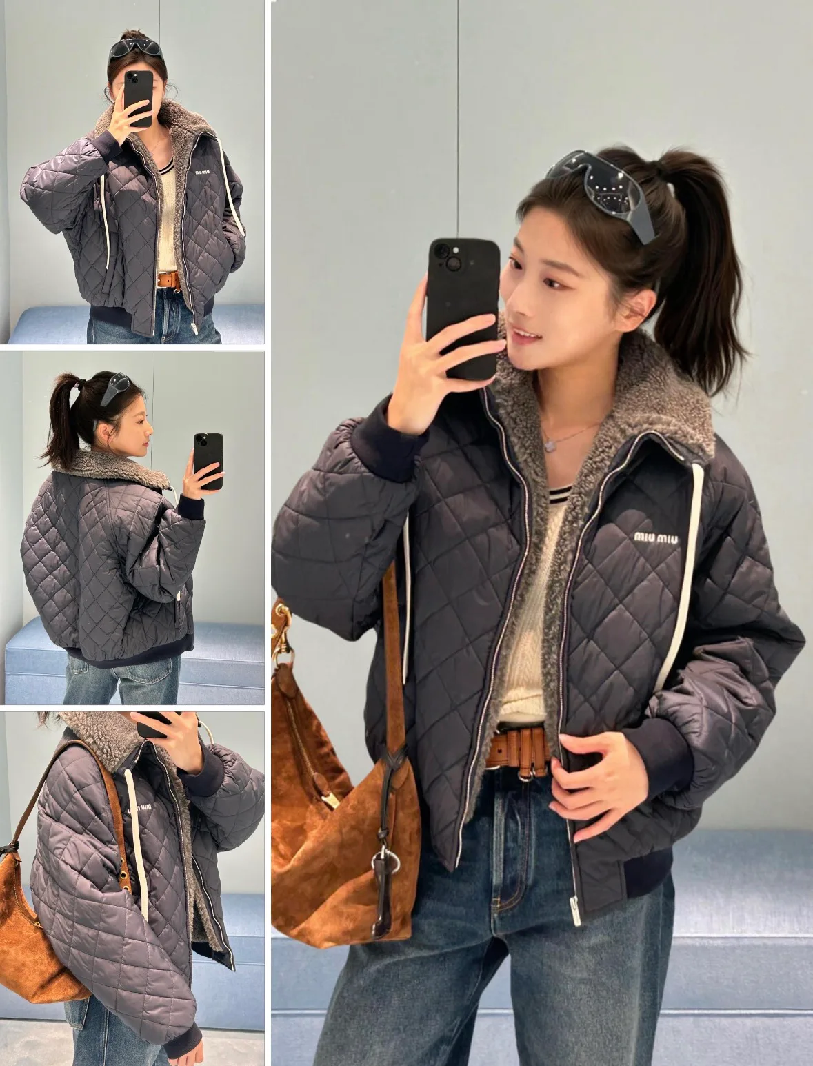 Куртки И Пуховики Женские Miu Miu 18033268