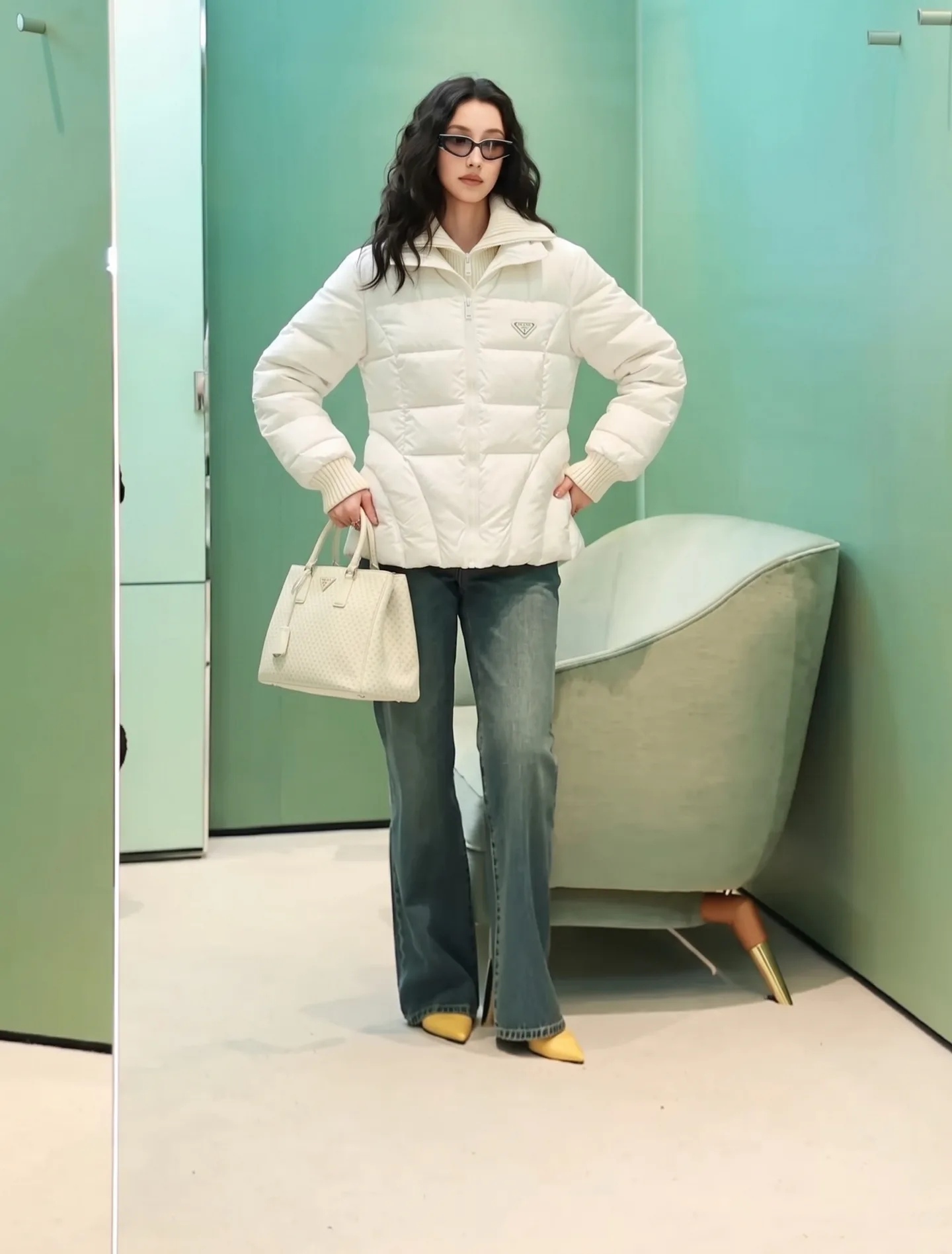 Куртки И Пуховики Женские Prada 18711536