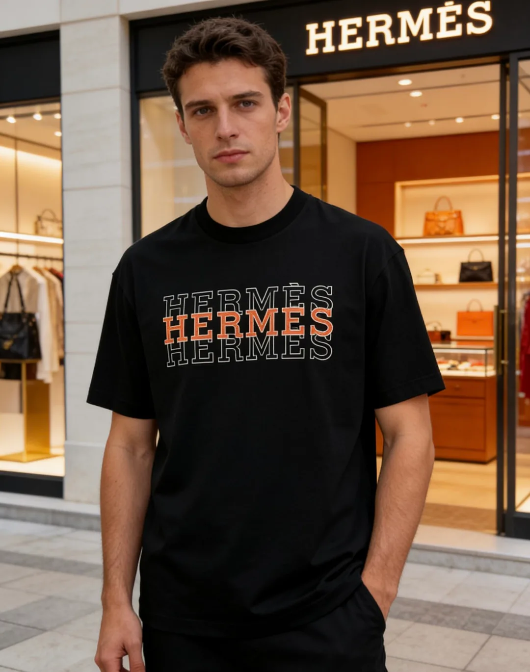 Футболки Мужские Hermes 13442024