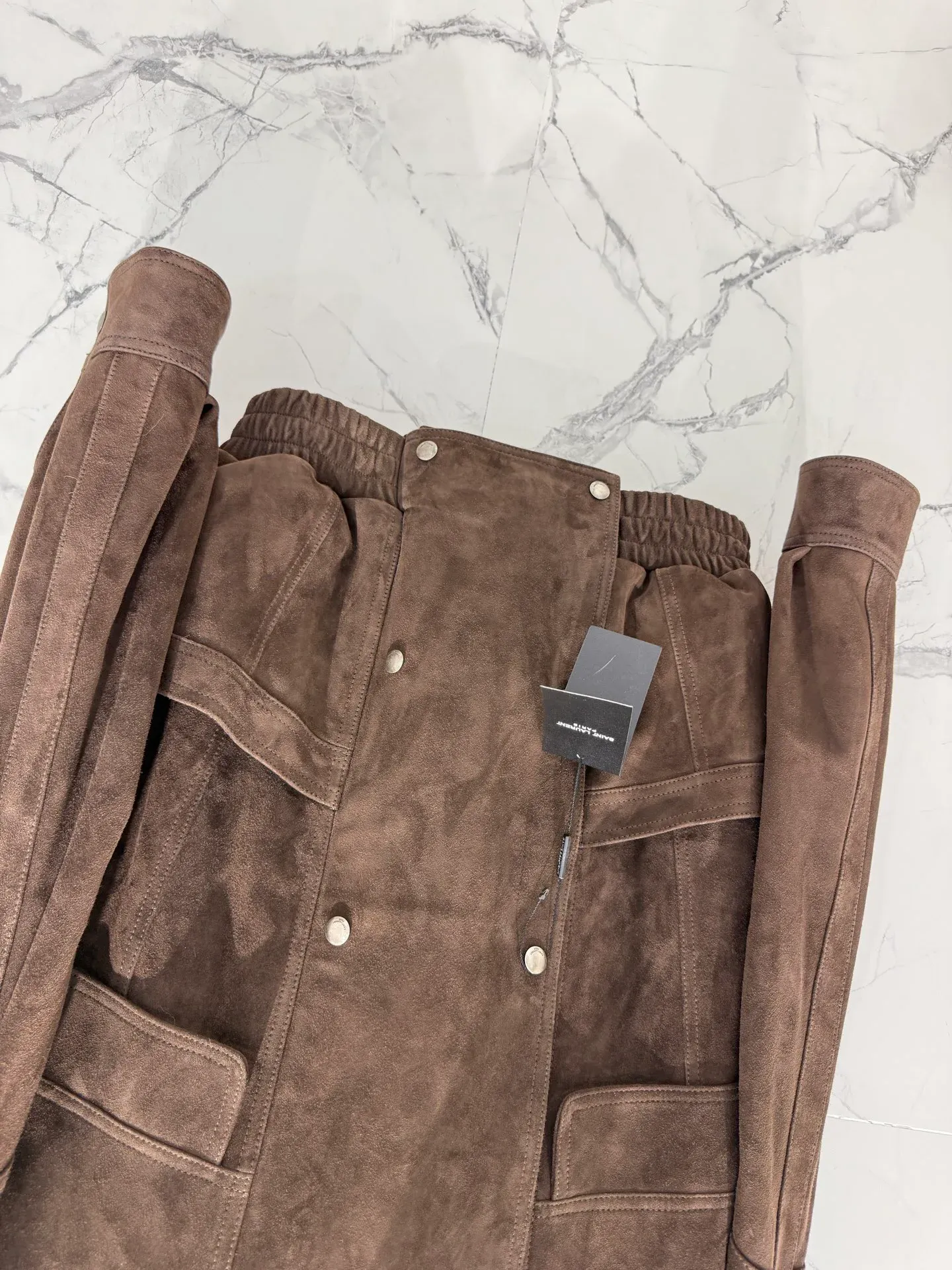 Кожаные Куртки И Дублёнки Женские Saint Laurent 6537786