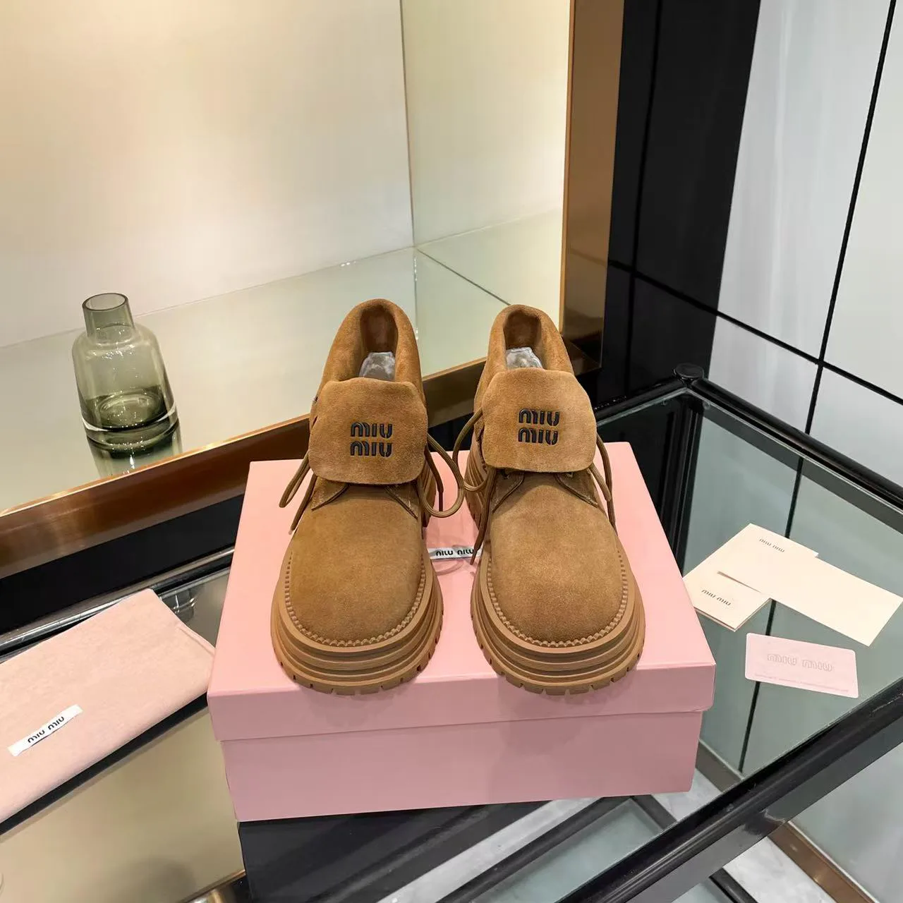 Ботинки Женские Miu Miu 17934439