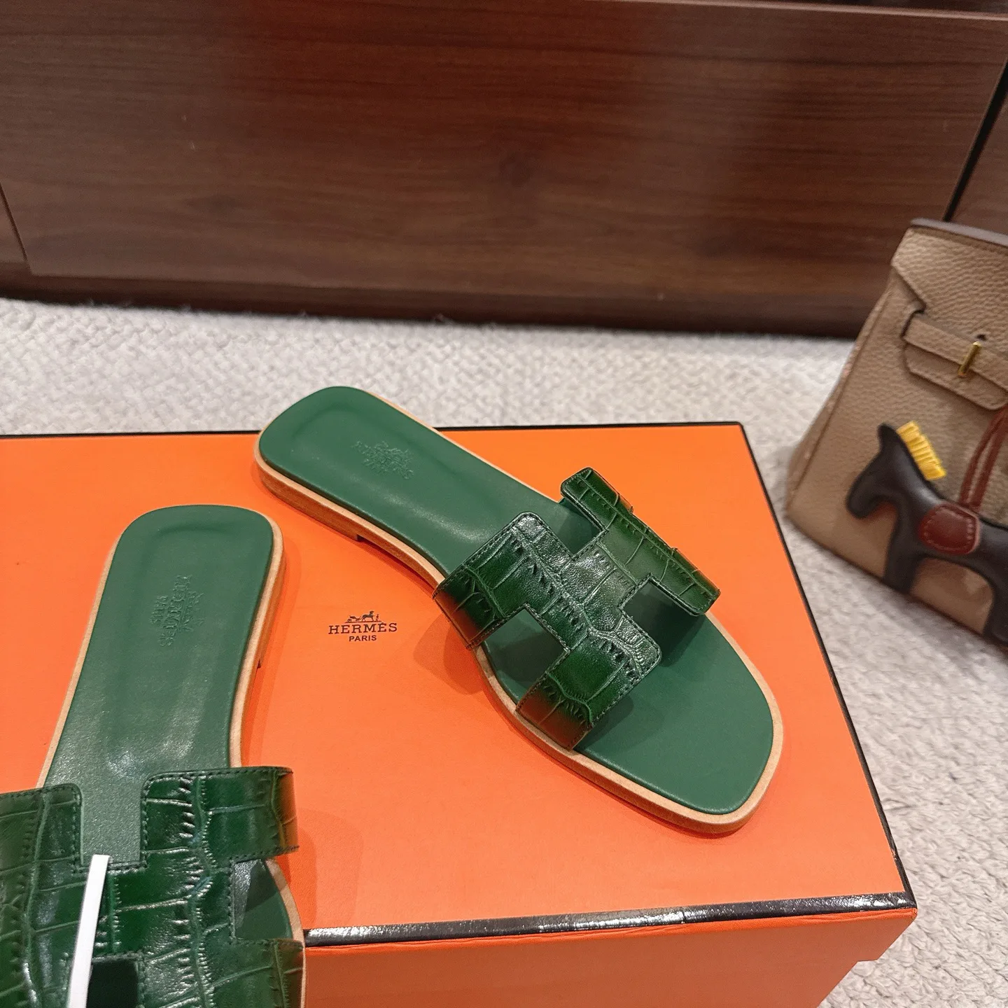 Шлепанцы Женские Hermes 17480671