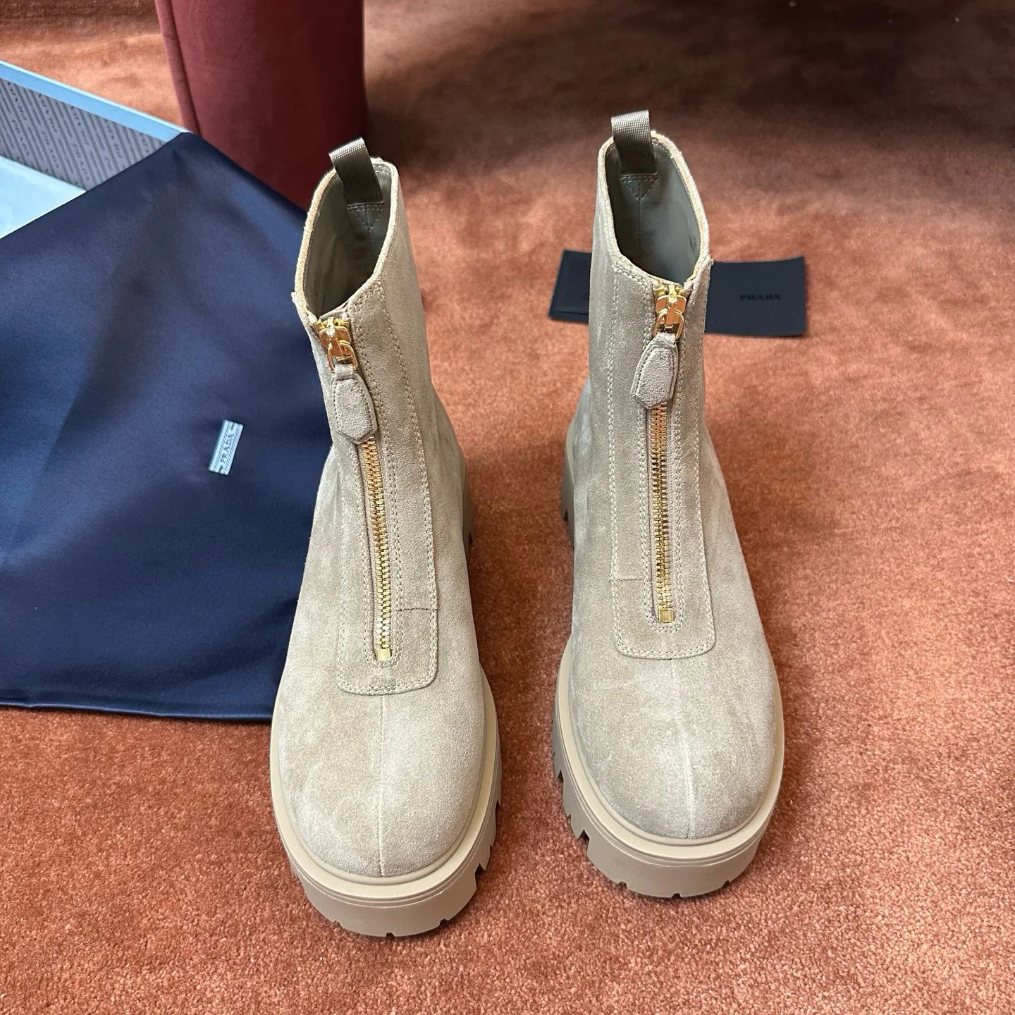 Ботинки Женские Prada 415907