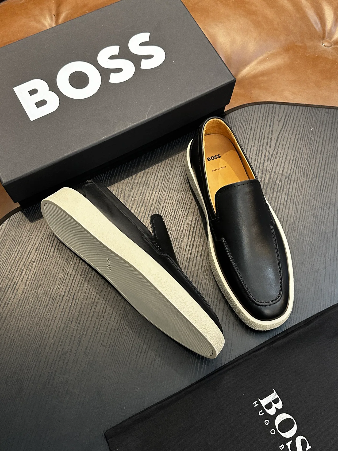 Лоферы Мужские Hugo Boss 369064