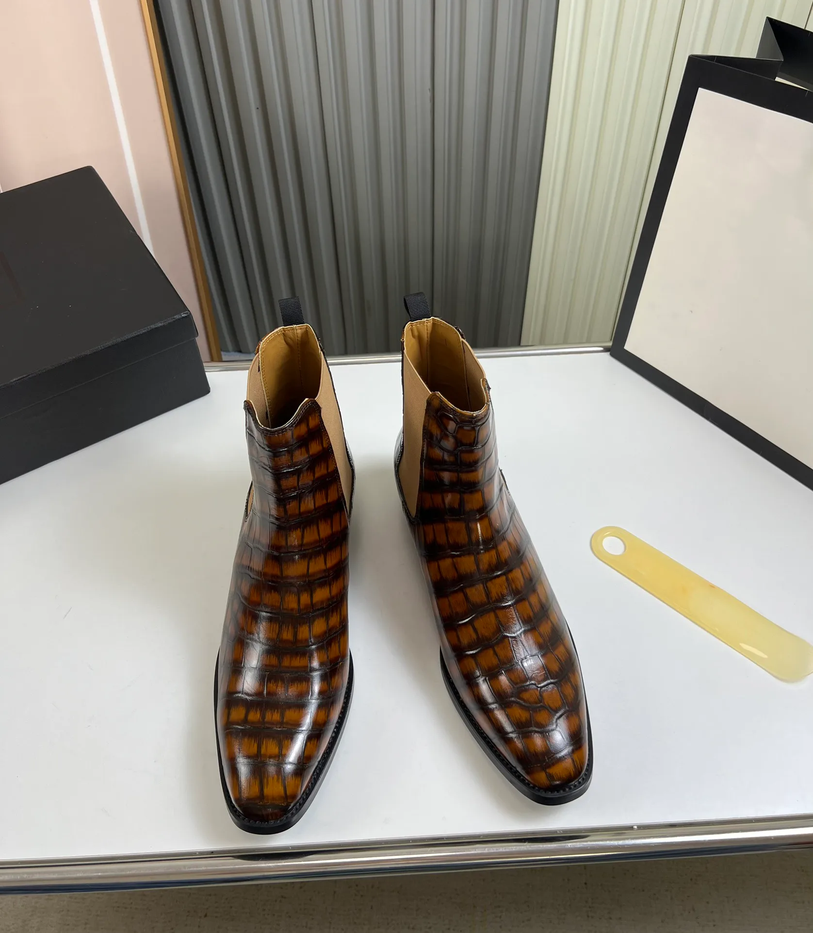 Ботинки Мужские Saint Laurent 1261581
