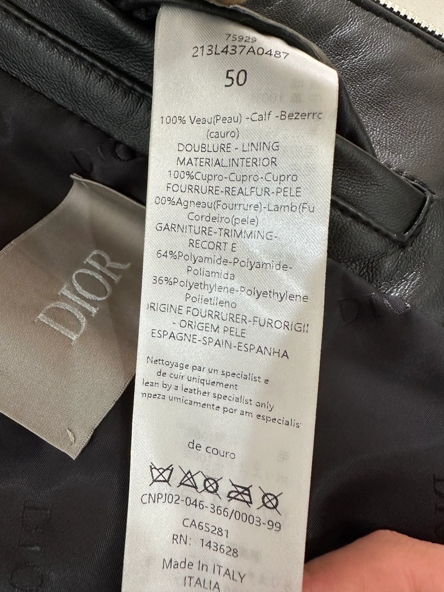 Куртки И Пуховики Мужские Christian Dior 669086