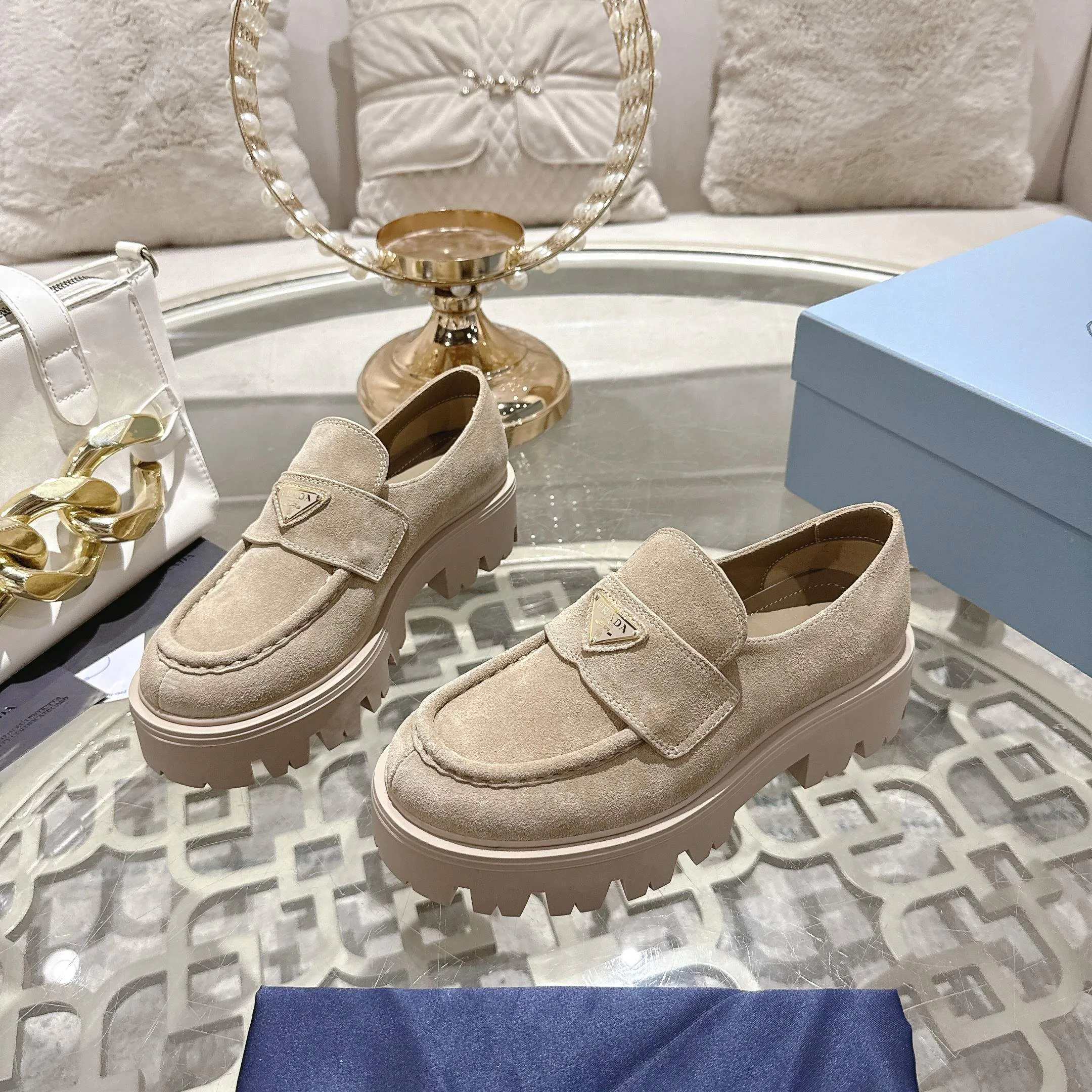 Лоферы И Мокасины Женские Prada 931629