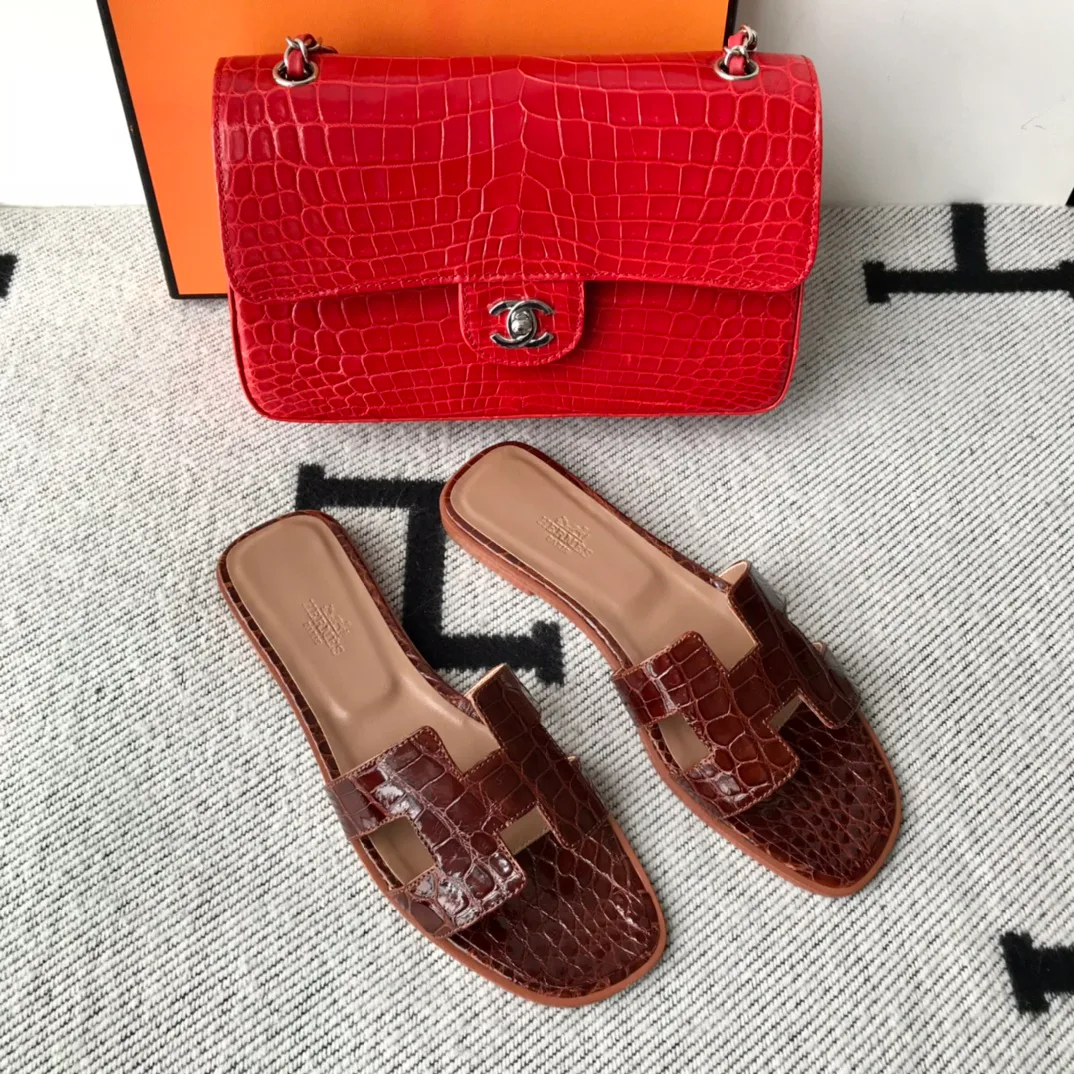 Шлепанцы Женские Hermes 3967464