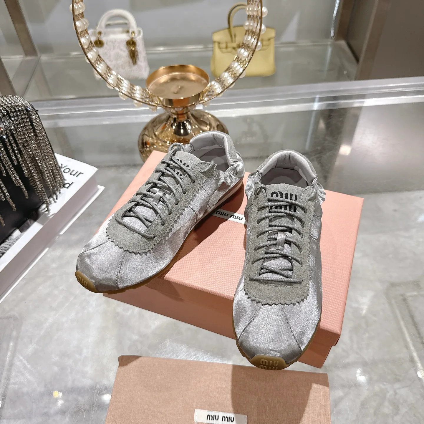 Кроссовки Женские Miu Miu 397933