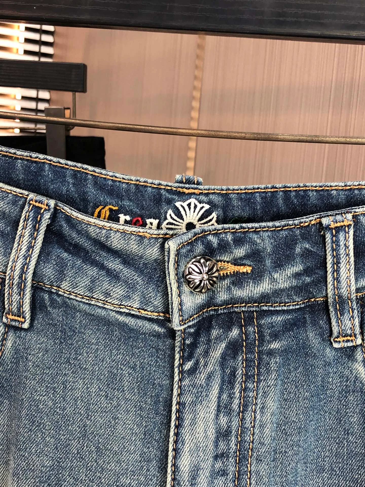 Джинсы Мужские Chrome Hearts 11514701