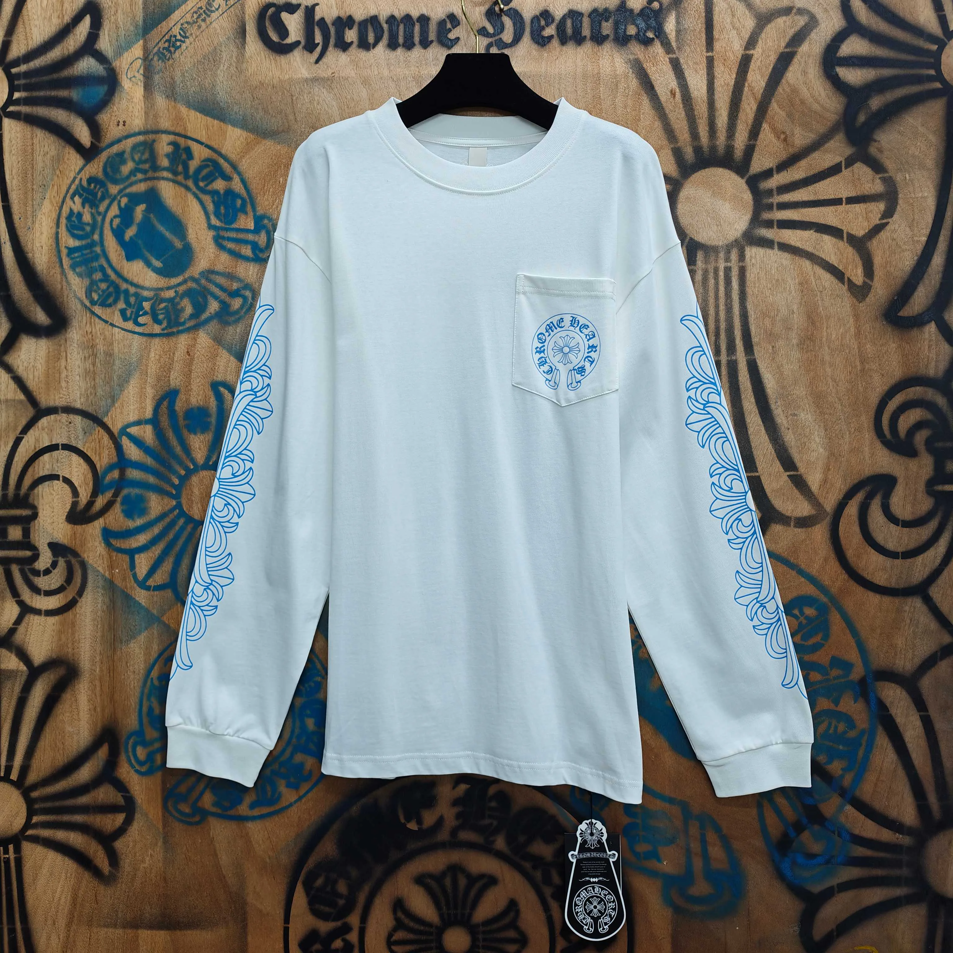 Лонгсливы Мужские Chrome Hearts 11808748