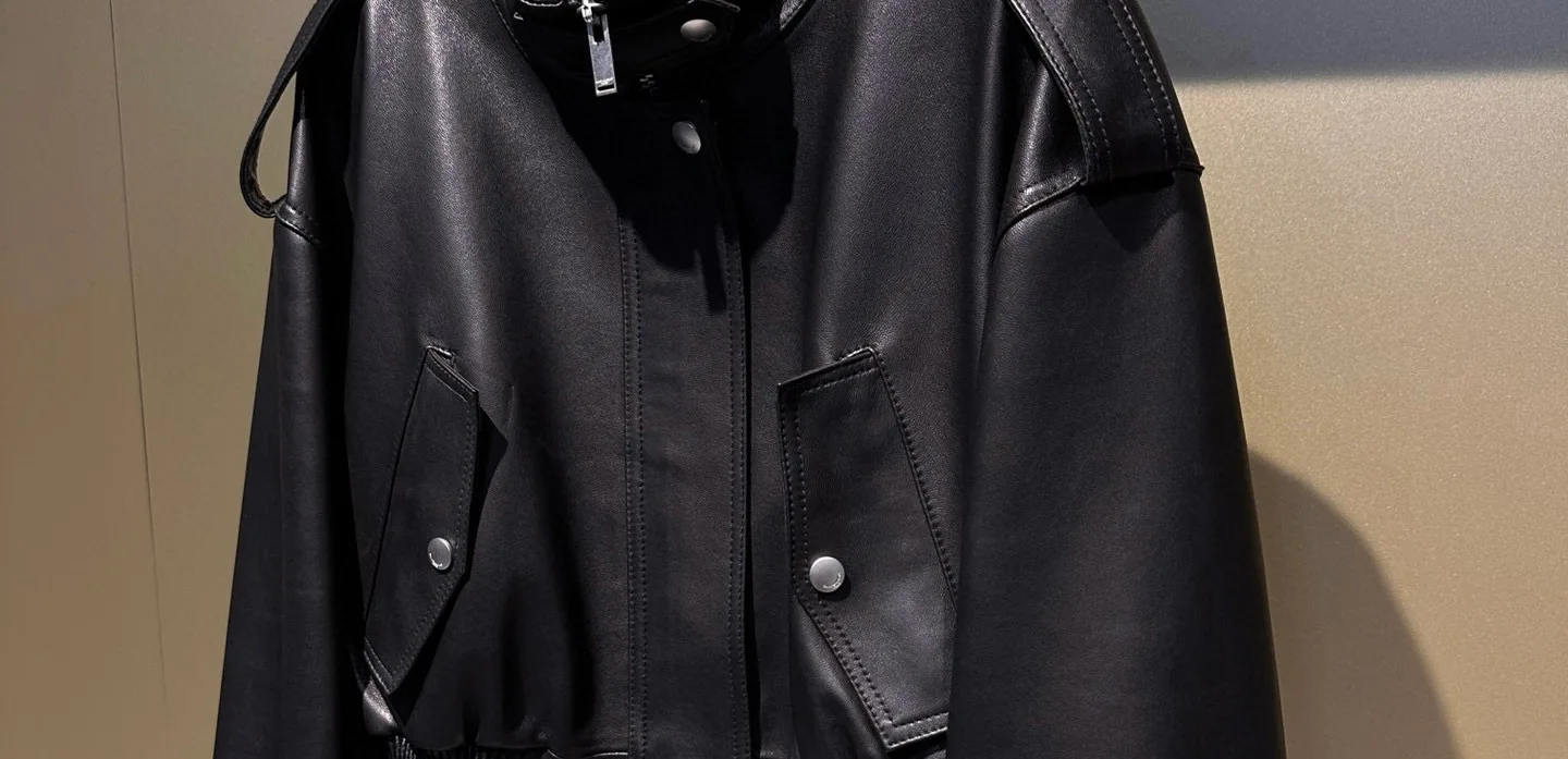 Кожаные Куртки И Дублёнки Женские Saint Laurent 857578