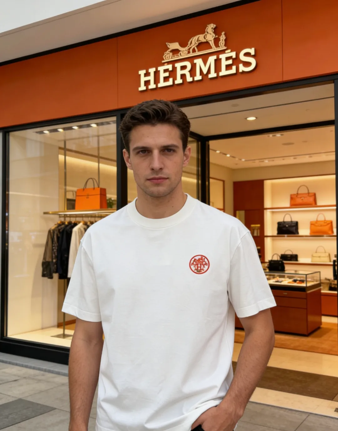 Футболки Мужские Hermes 13442021