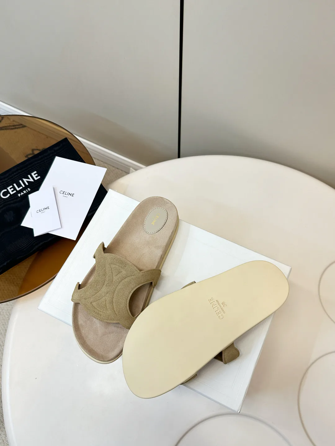 Шлепанцы Женские Celine 11609439