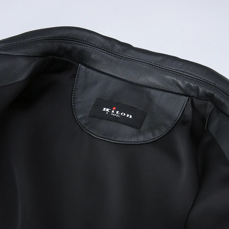 Кожаные Куртки И Дублёнки Мужские Kiton 163908