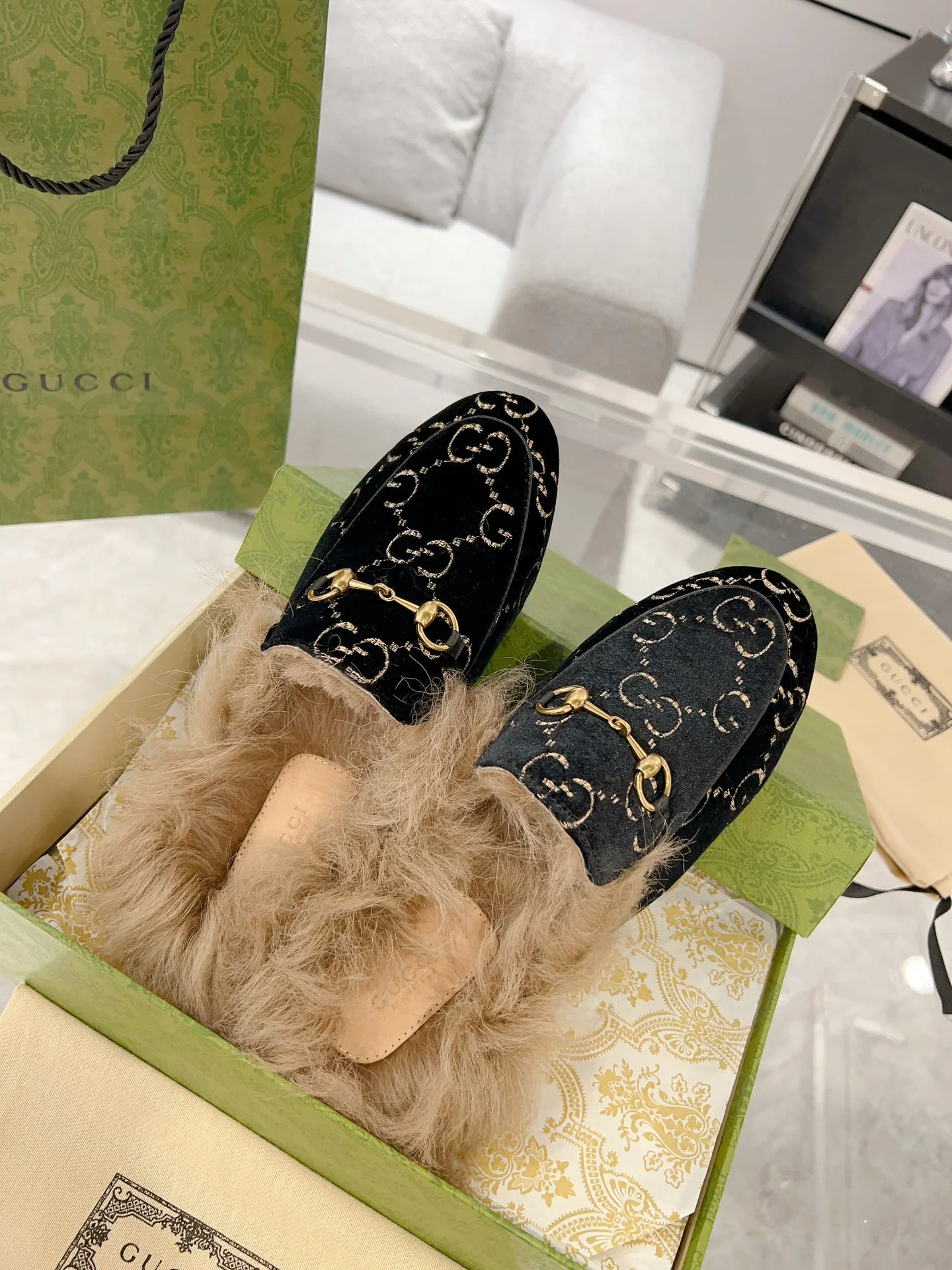 Лоферы И Мокасины Женские Gucci 18414238