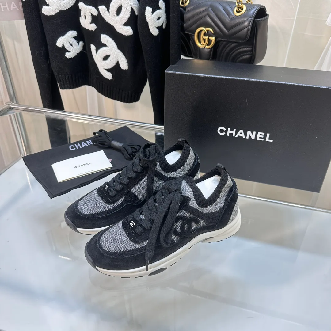 Кроссовки Женские Chanel 1268455