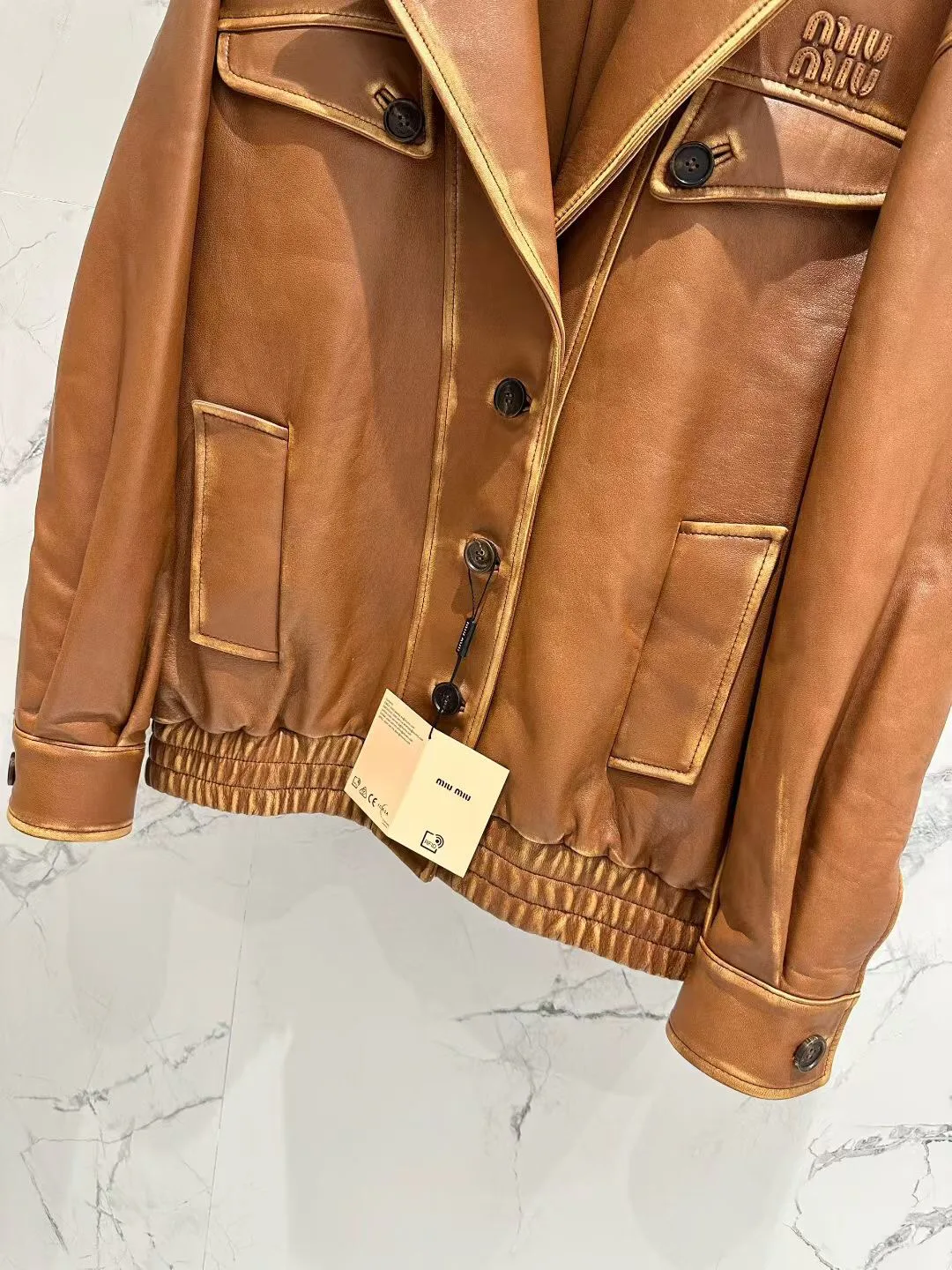 Кожаные Куртки И Дублёнки Женские Miu Miu 11428986