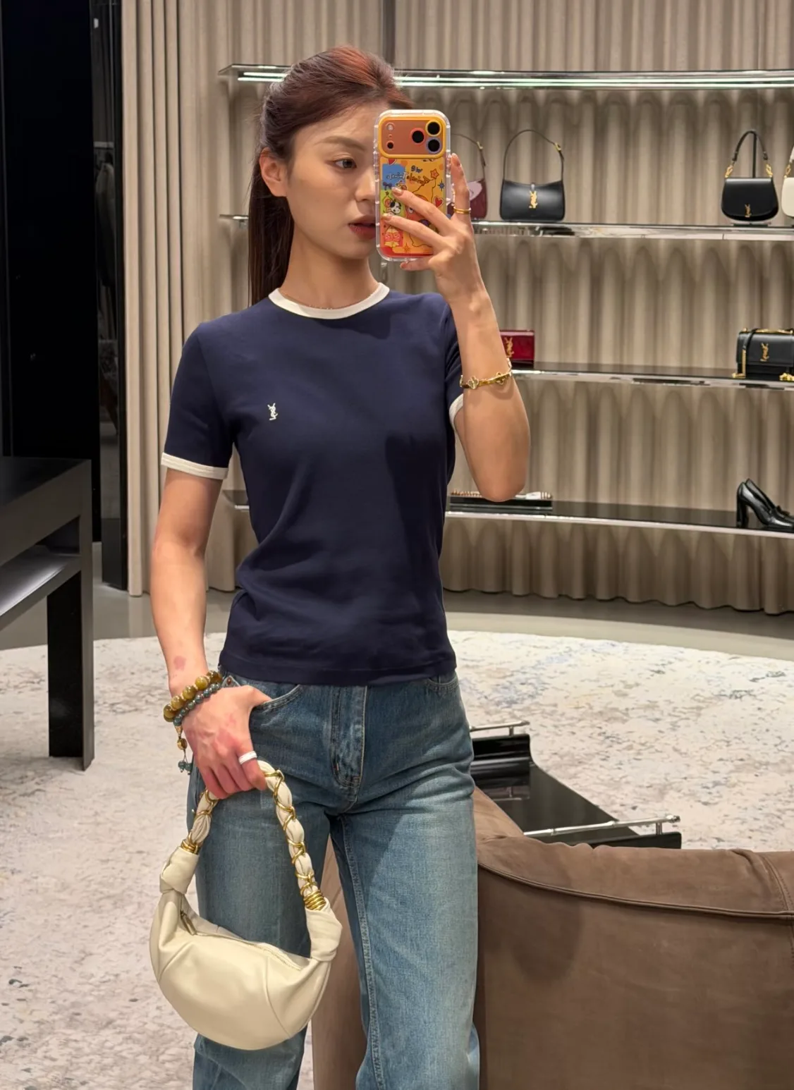 Футболки Женские Saint Laurent 12941147