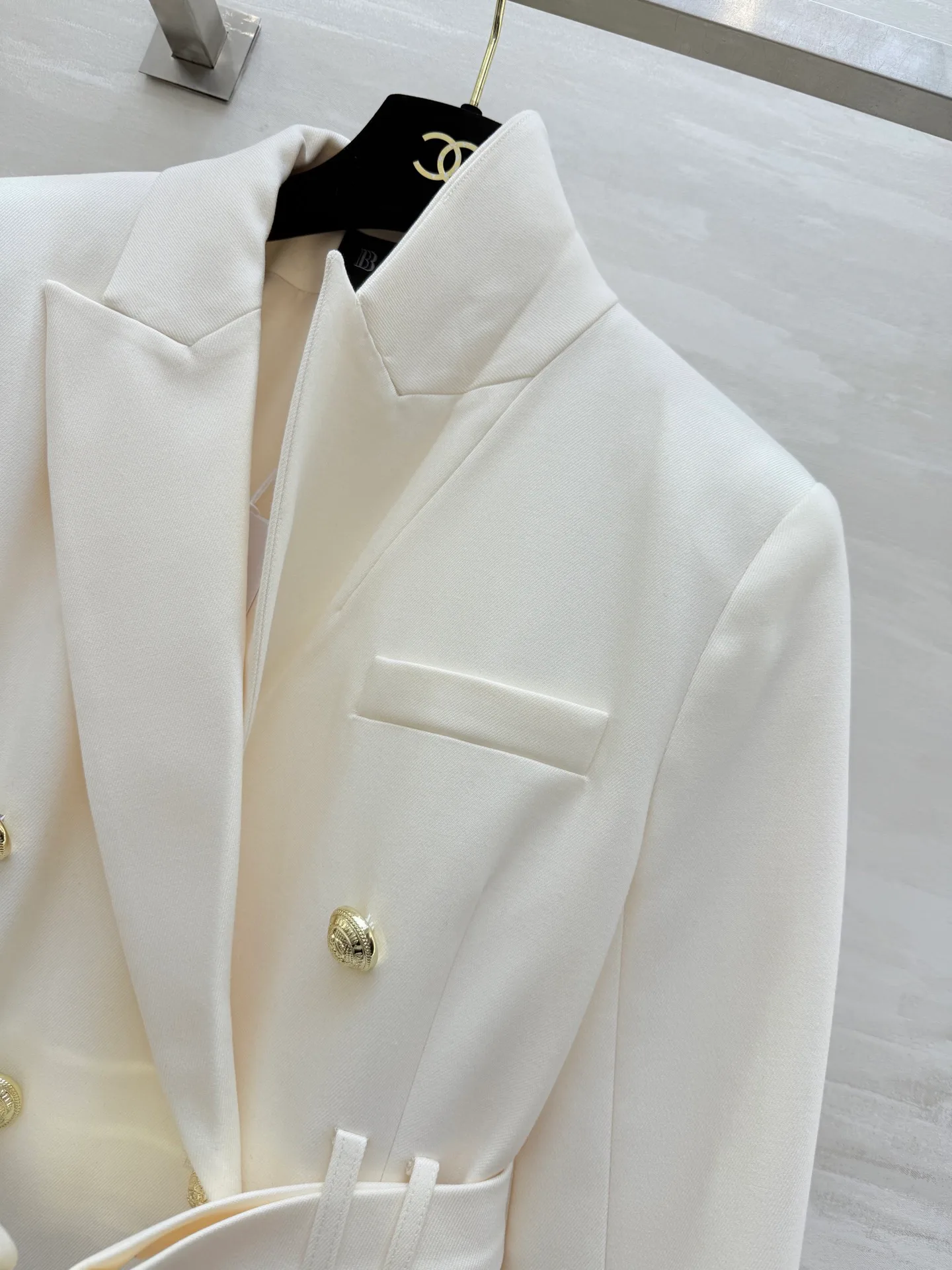 Кожаные Куртки И Дублёнки Женские Balmain 600405