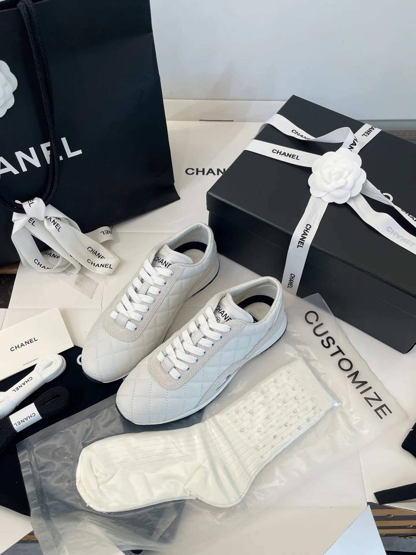 Кроссовки Женские Chanel 742572