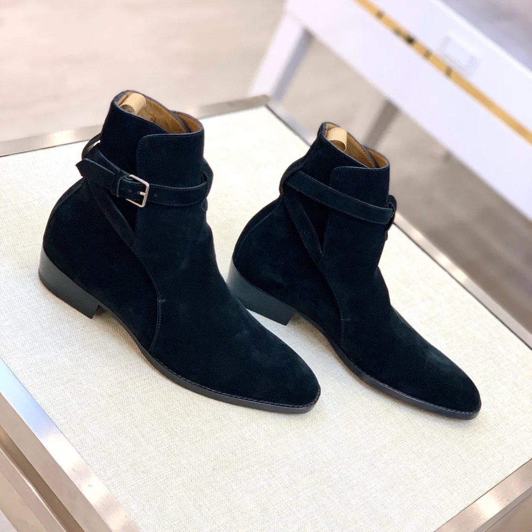 Ботинки Мужские Saint Laurent 351712