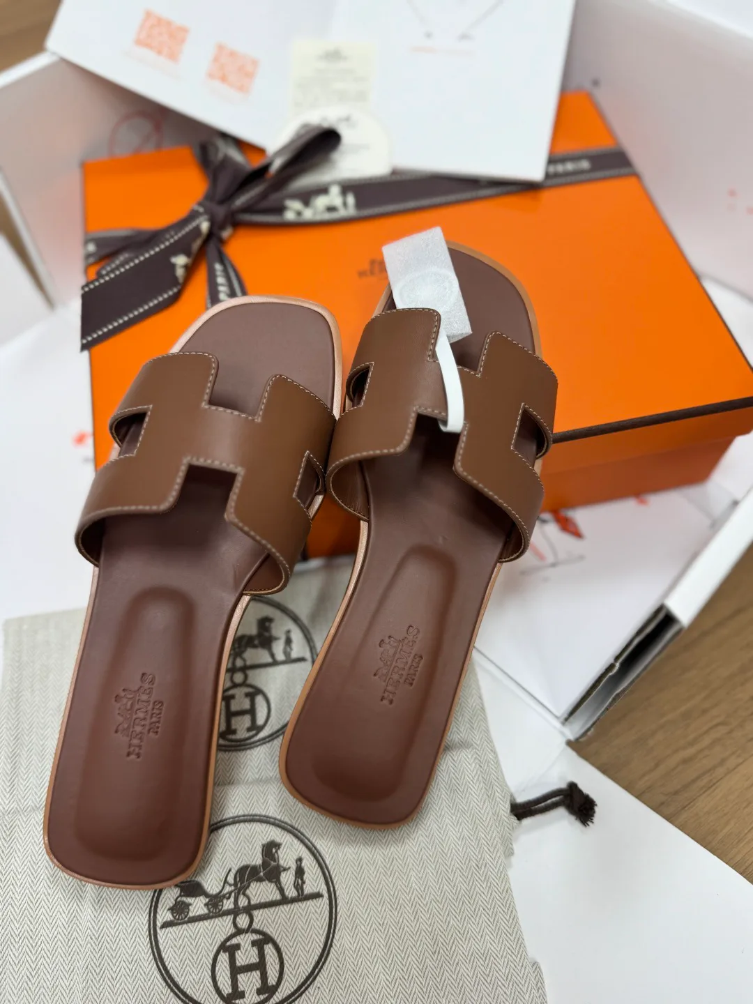 Шлепанцы Женские Hermes 1727215