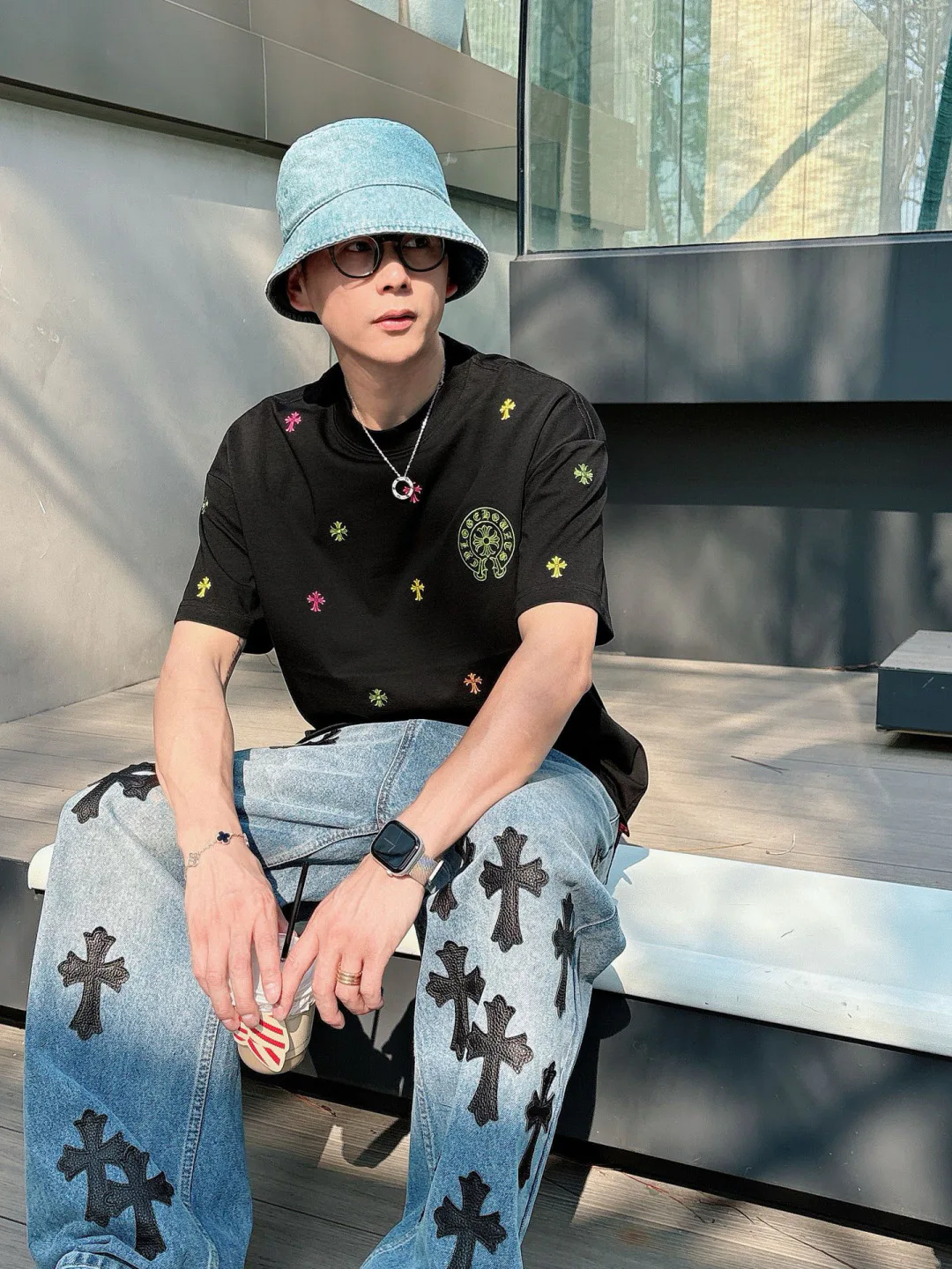 Футболки Мужские Chrome Hearts 50405